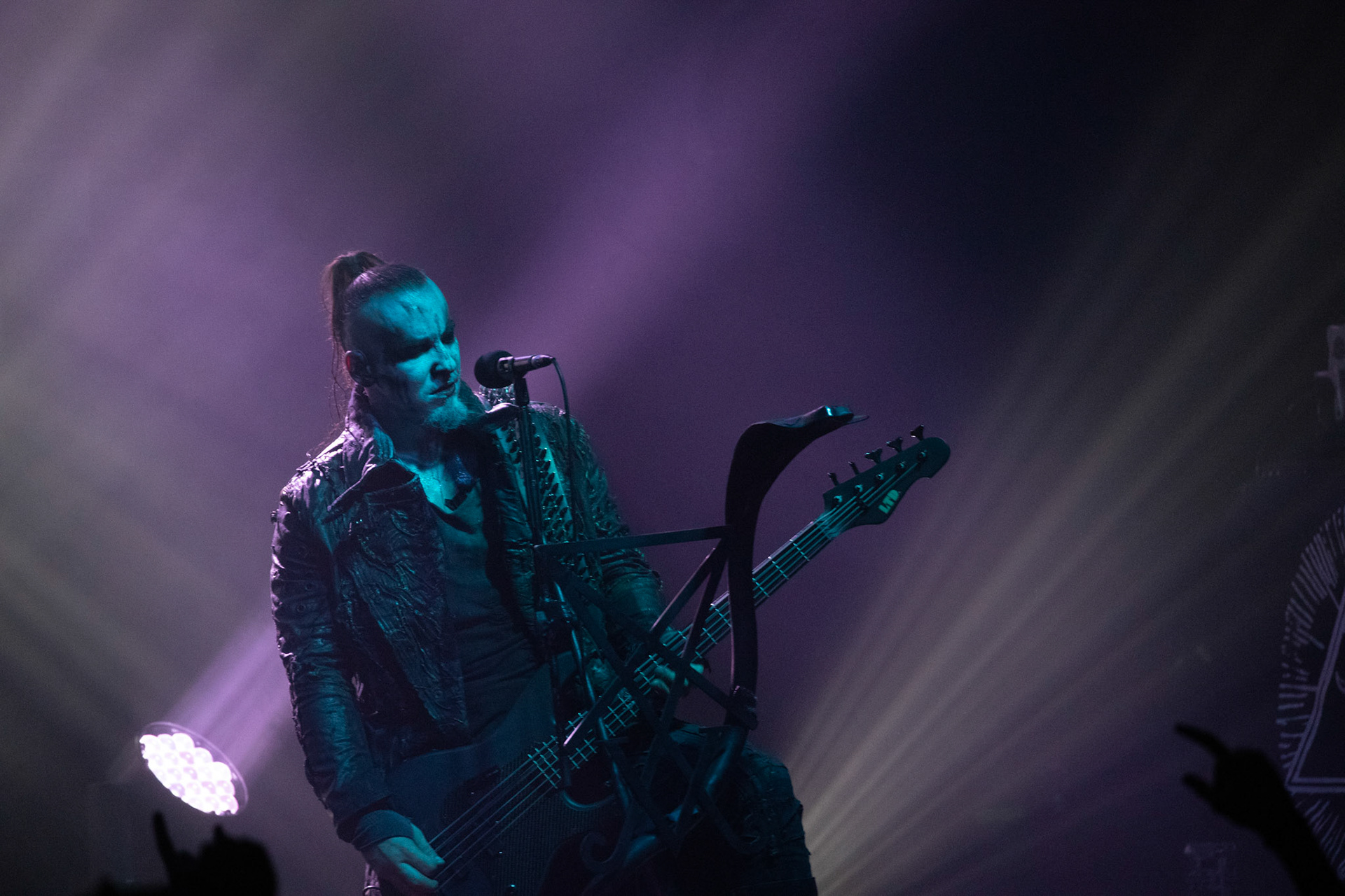 14.12.2018r. Behemoth koncert Merry Christless - Warszawa Progresja, Adam "Nergal" Darski – gitara, wokal prowadzący, 
Zbigniew "Inferno" Promiński – perkusja,
Tomasz "Orion" Wróblewski – gitara basowa, Patryk "Seth" Sztyber – gitara,  fot. Andrzej Wasilkiewicz/Reporter