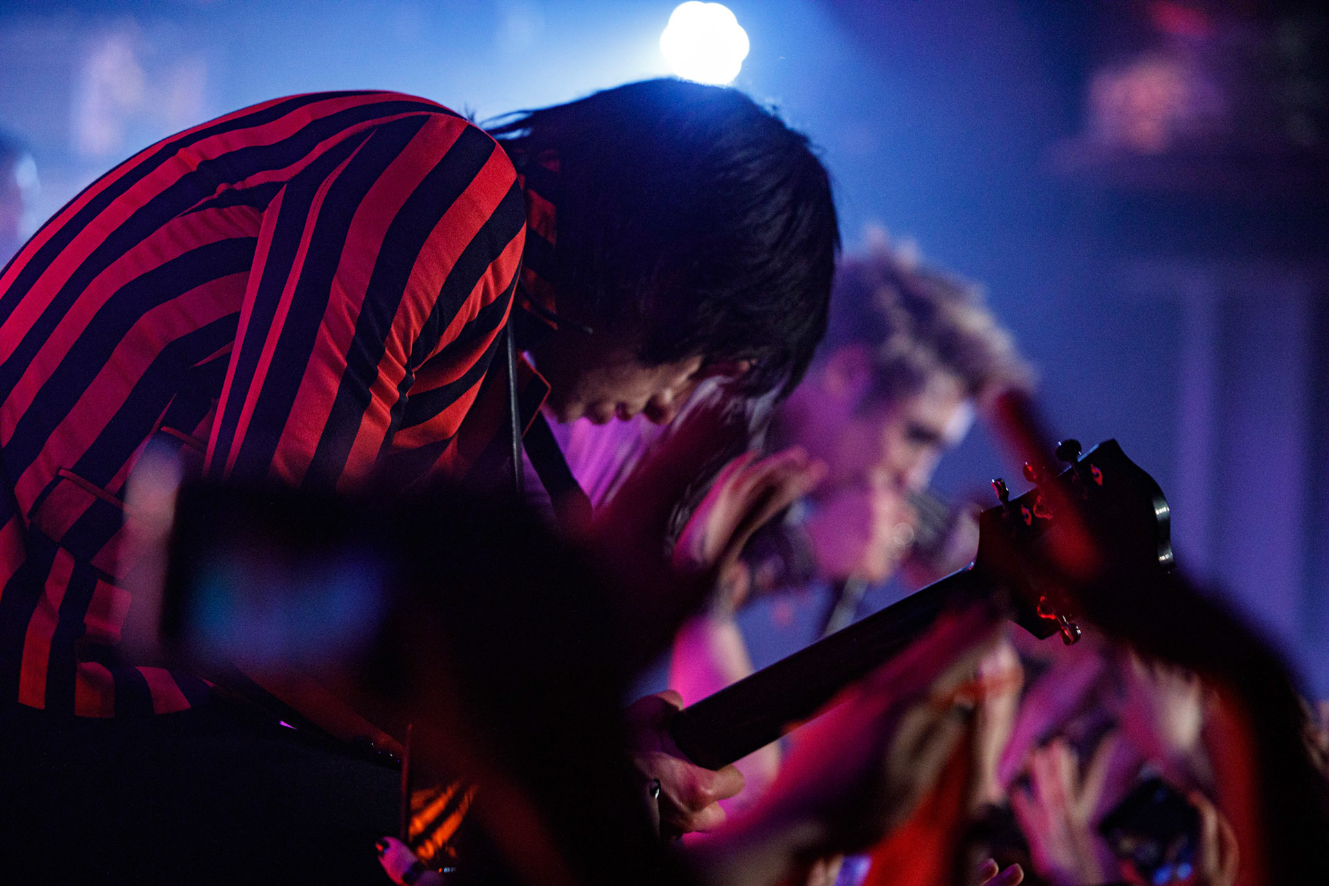 PALAYE ROYALE
The Bastards World Tour 2020: Europe.
Palaye Royal - Kanadyjski Fashion Art Rock Band,
nz. Remington Leith – Vocals,
nz. Sebastian Danzig – Guitar/Organ,
nz. Emerson Barrett - Drums,
Koncert w warszawskiej Proximie 10.03.2020
Sumerian Records, WiniaryBookings,
fot. Andrzej Wasilkiewicz/kaziq.com