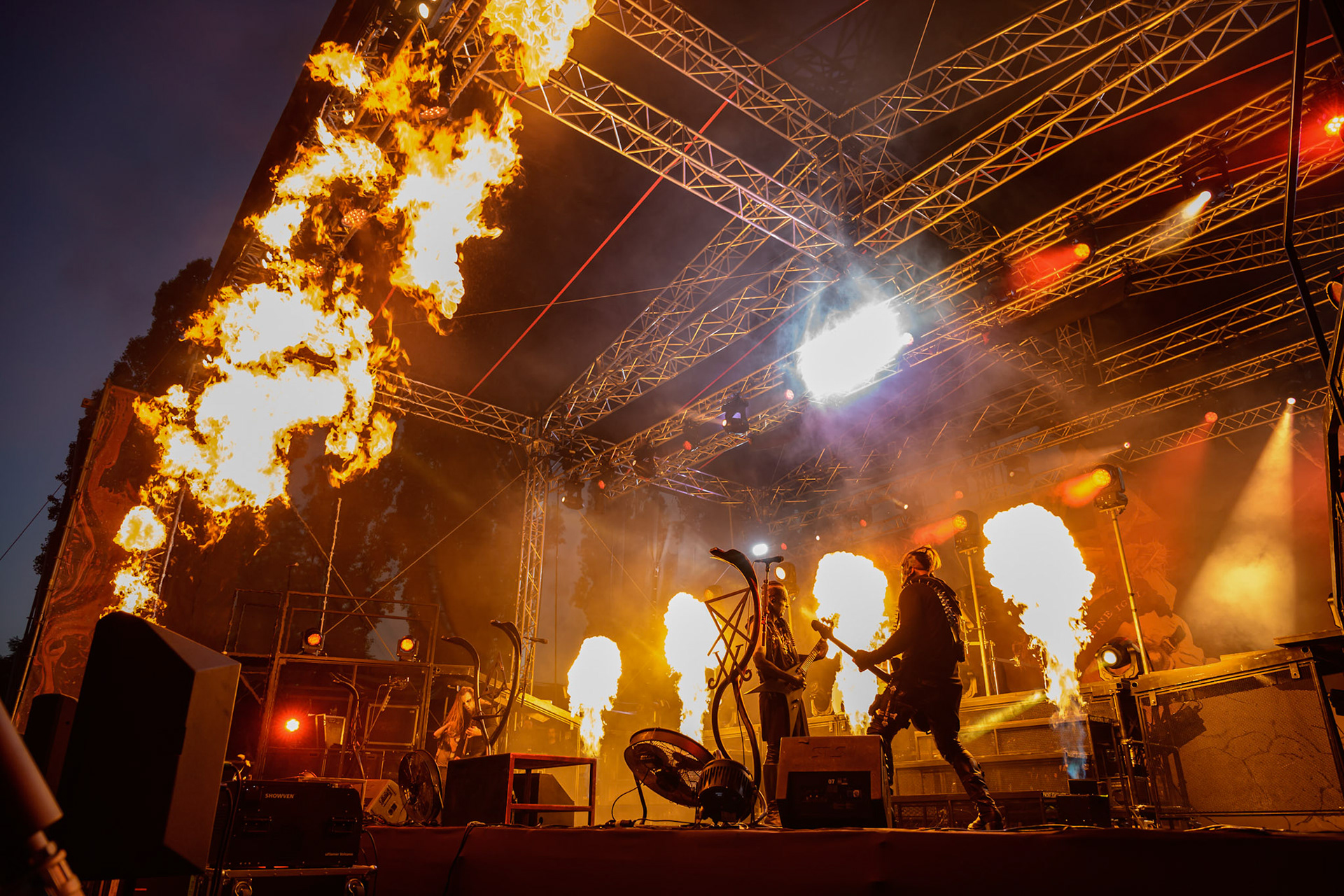 2024.07.21 BEHEMOTH, black metal - Warszawa Letnia Scena Progresji, Knock Out Productions, fot. Andrzej Wasilkiewicz/kaziq.com