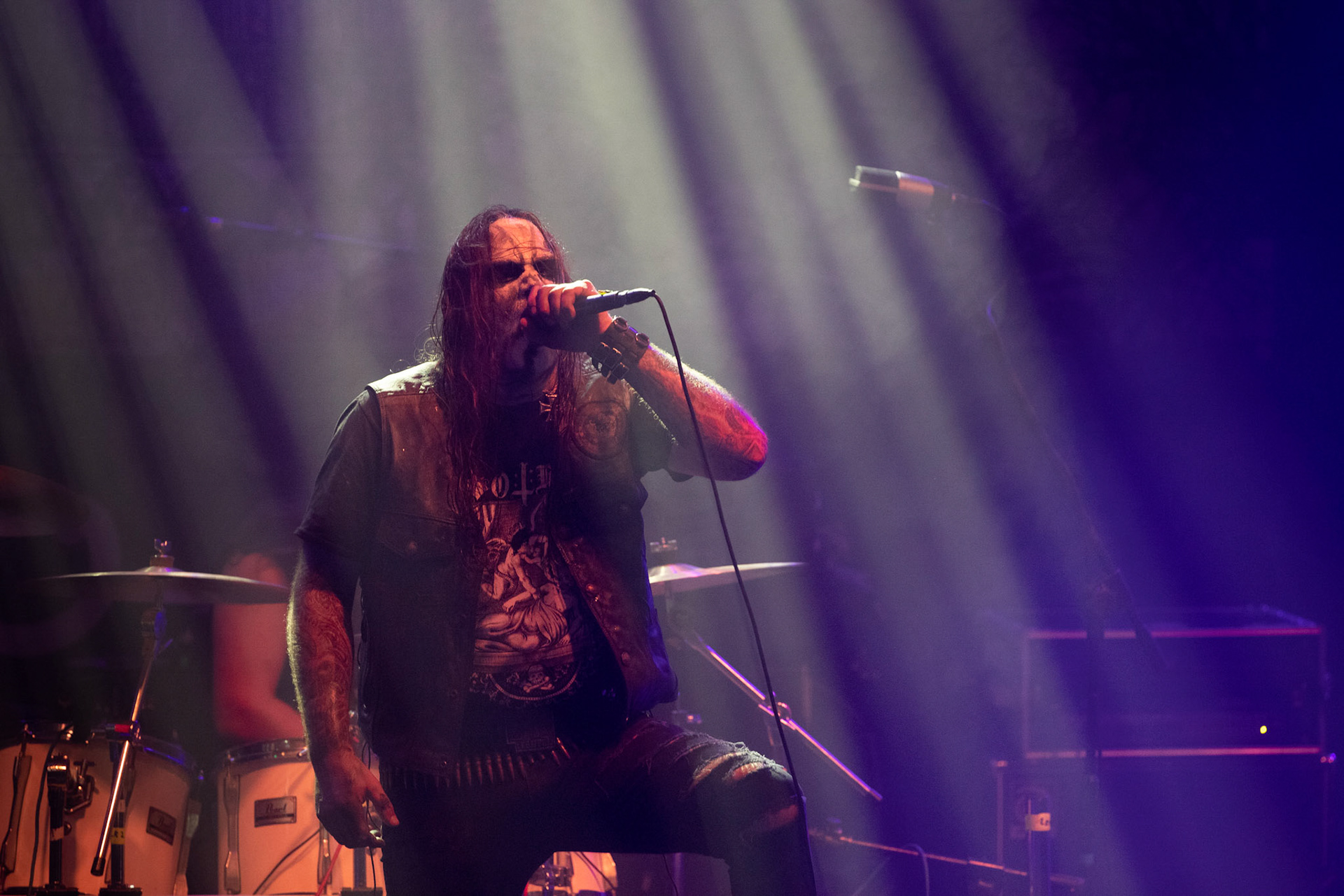 WHOREDOM RIFE - Norwegia - black metal,
koncert w Warszawskiej Progresji w ramach trasy Ecclesia Diabolica Baltica.
fot. Andrzej Wasilkiewicz/Reporter