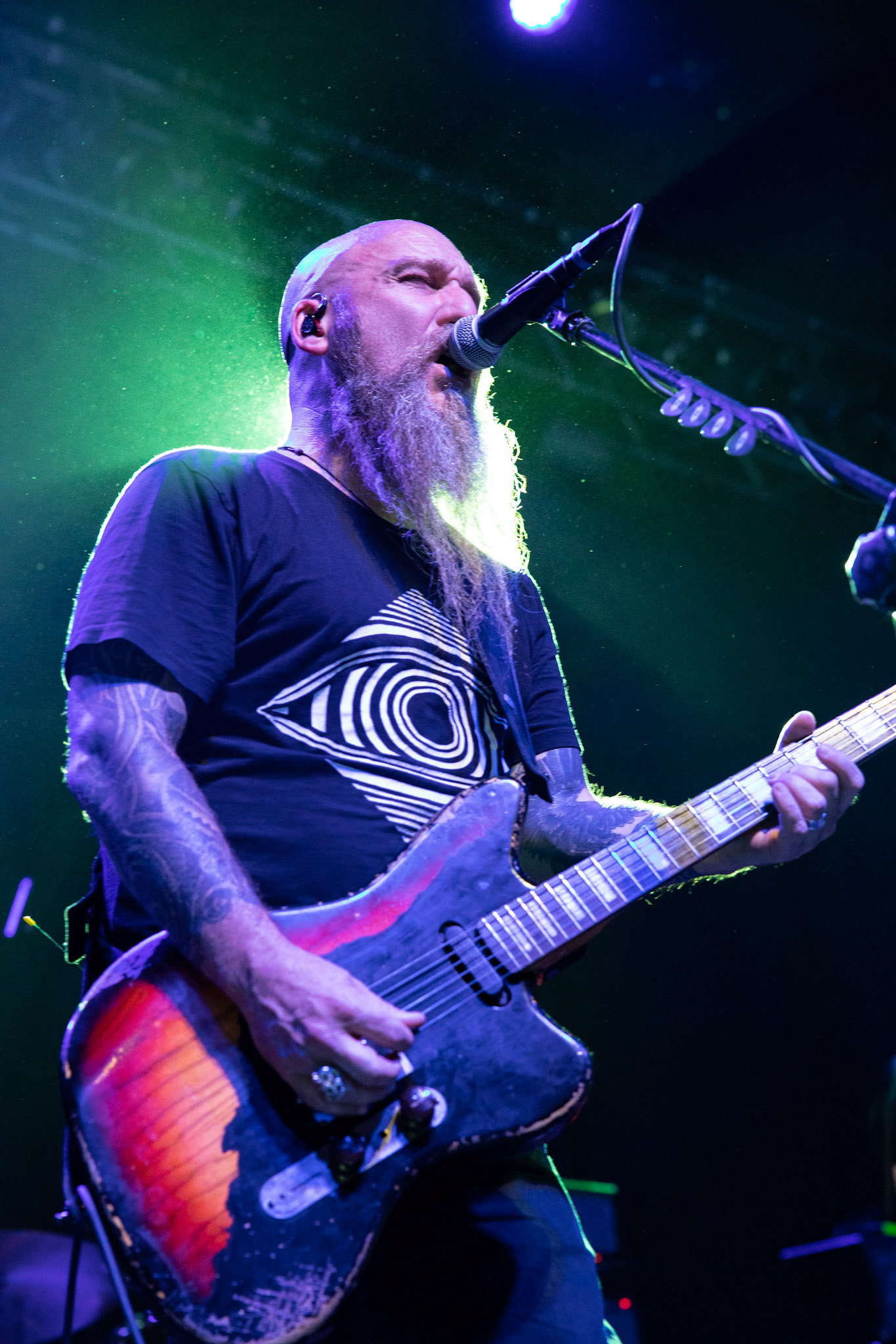 Neurosis - USA Oakland - pionierzy post metalu w warszawskiej Progresji, formacja kalifornijczyków napędzana przez Scott Kelly i Steve von Till wyszła od sluge metal, industrial, doom metal, hardcore punk, grunge, southern rock, po noise rock. Produkcja Knock Out Productions, fot. Andrzej kaziq Wasilkiewicz/Reporter