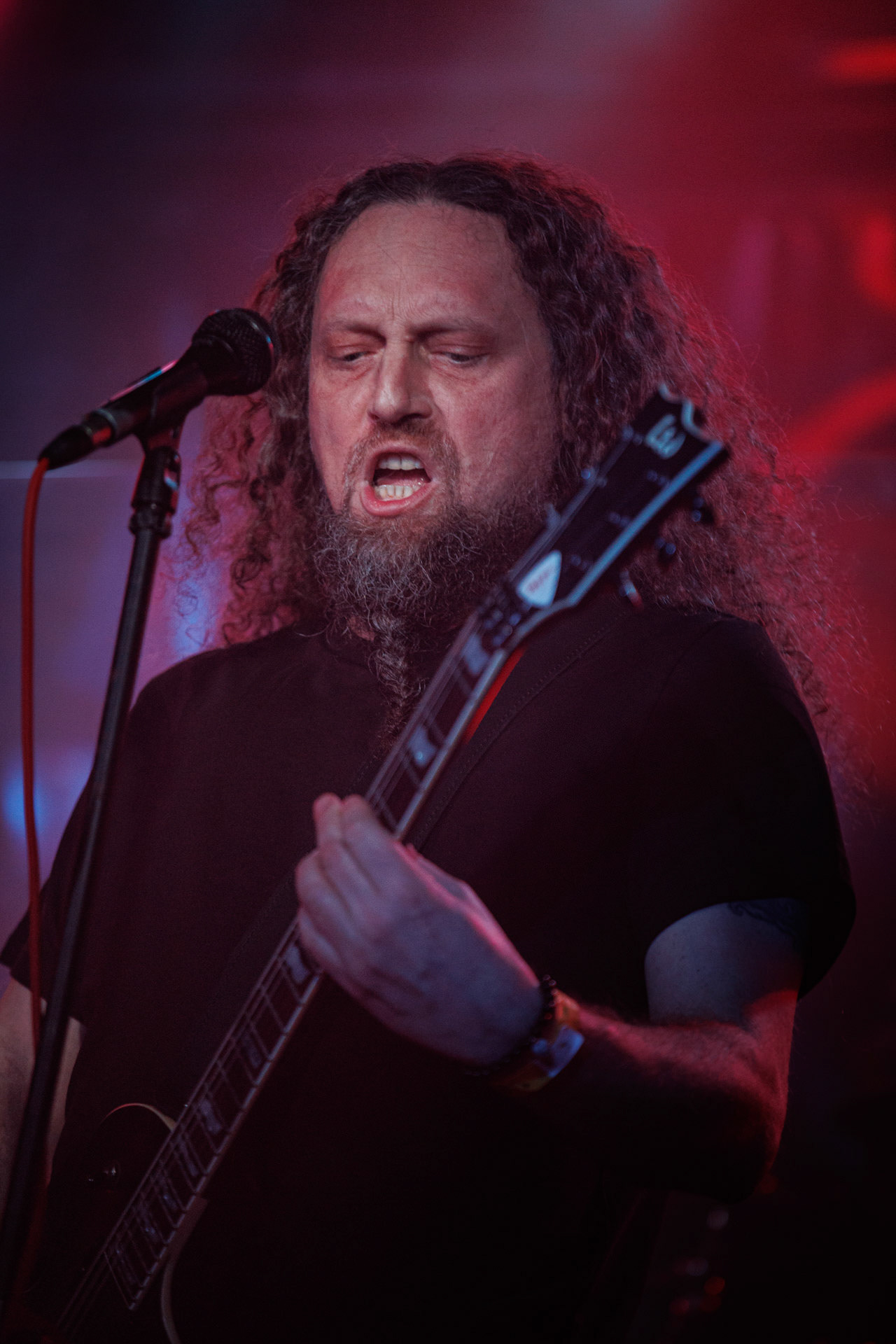 Painthing - death, doom metal.Koncert Czwarta Fala MMXXII klub VooDoo Warszawa.n/z Kuba Grobelny – guitar, vocal, n/z Bartłomiej Kaczor – guitar, n/z Darek Ojdana – keys, n/z Jan Rajkow-Krzywicki – bass,n/z Tomasz Śwital – drums,Fot. Andrzej Wasilkiewicz/kaziq.com