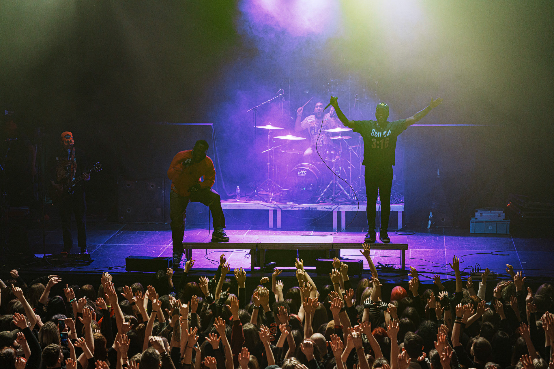 2023.02.10 Oxymorrons - USA - to amerykanski alternatywny zespol mieszajacy style hip-hop, rock, core, noise, z Queens w stanie Nowy Jork. Winiary Bookings. Fot. Andrzej Wasilkiewicz/Reporter