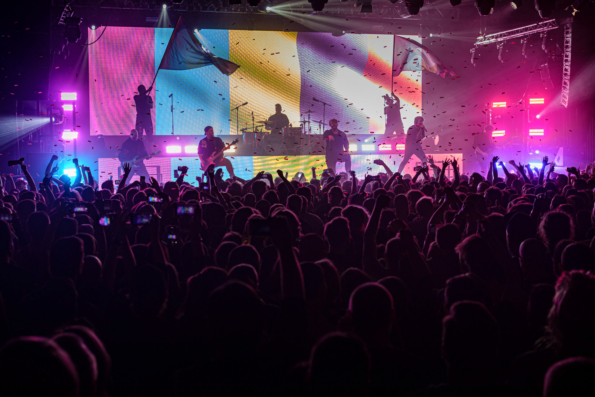 18.03.2023 - Electric Callboy - niemiecki metalcore w warszawskiej Progresji.Knock Out Productions. Fot. Andrzej Wasilkiewicz/Reporter