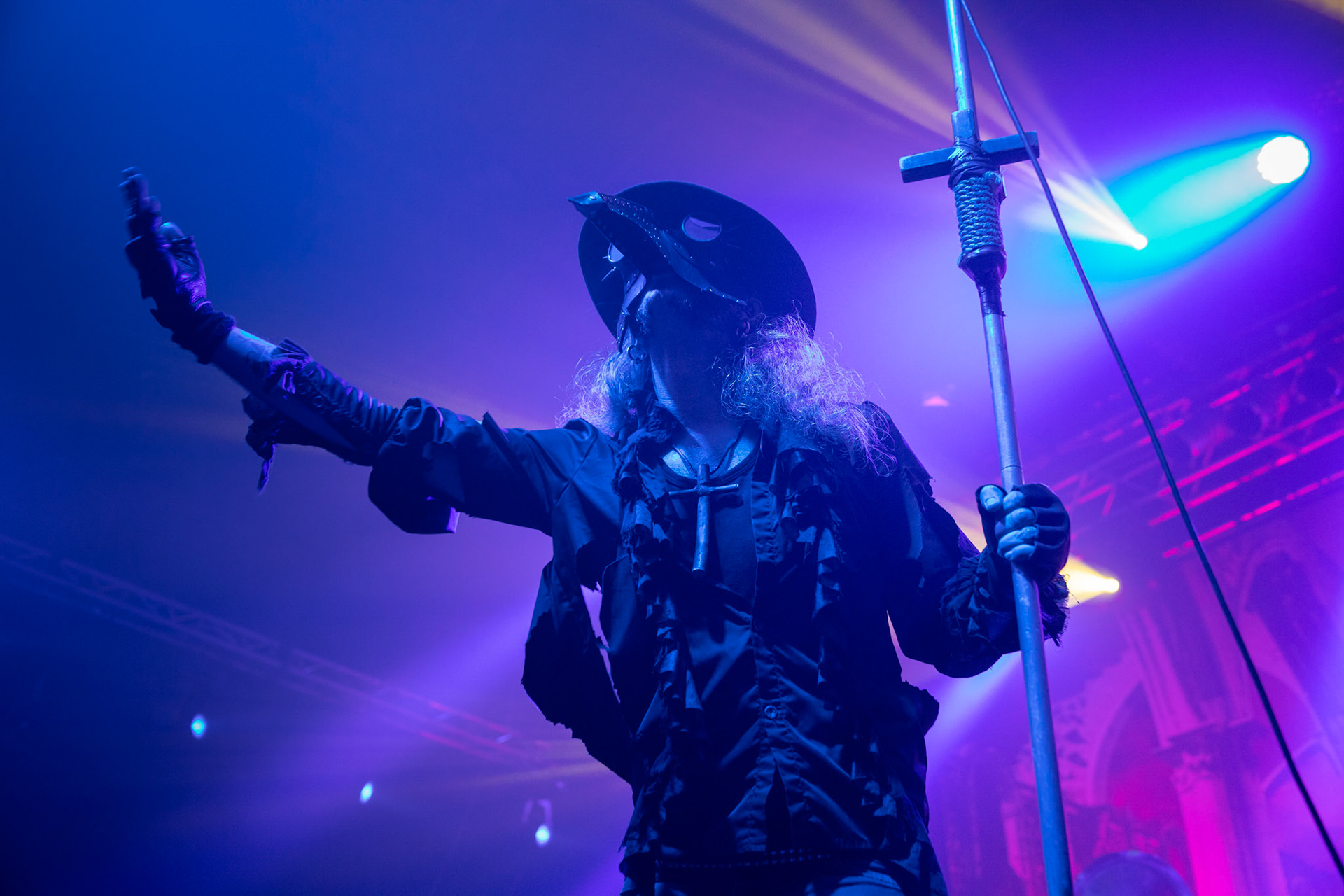 25.11.2019 Warszawa Klub Progresja Europejska Trasa Moonspell z Rotting Christ 2019
koncert Moonspell
N/z Fernando Langsuyar Ribeiro wokal  
N/z Ricardo Amorim gitara  
N/z Pedro Passionis Paixăo instrumenty klawiszowe  
N/z Miguel Mike Gaspar perkusja  
N/z Aires Pereira gitara basowa 
fot. Andrzej Wasilkiewicz/REPORTER