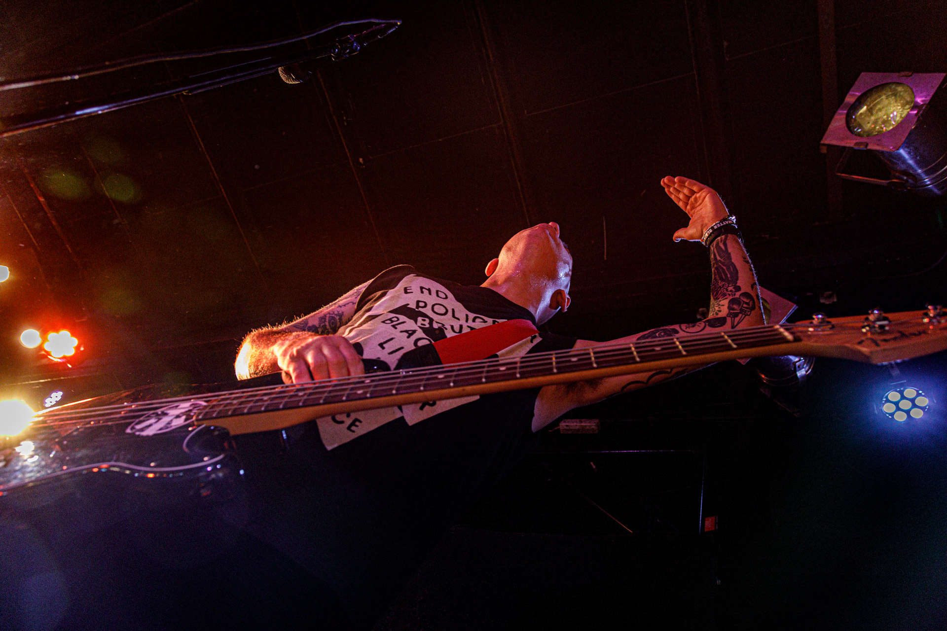 19.07.2022 ANTI-FLAG Amerykanska legenda punk-rocka na warszawskim koncercie w klubie Proxima.Produkcja WiniaryBookings. fot. Andrzej Wasilkiewicz/Reporter