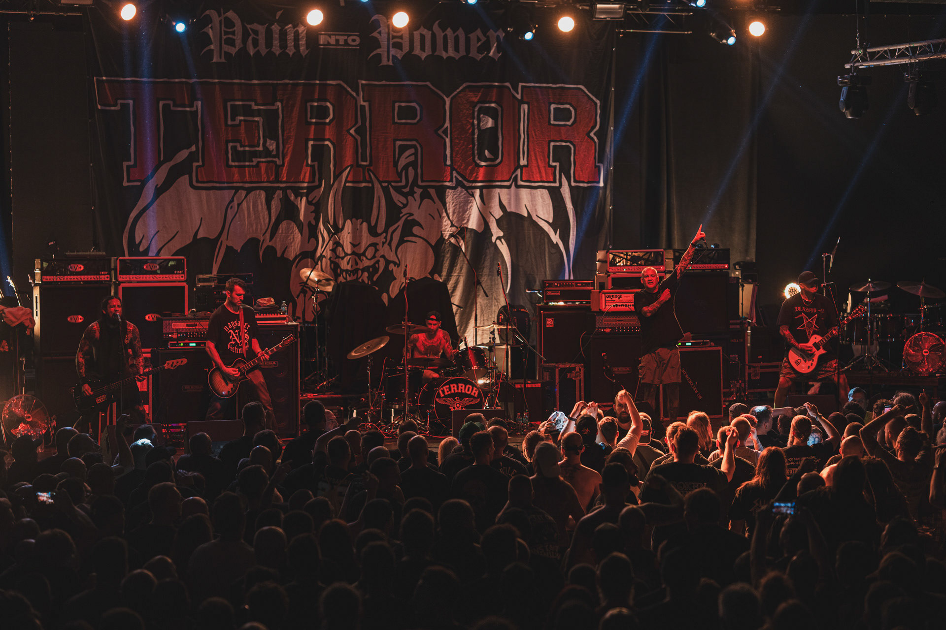 8.08.2023 TERROR - Warszawa klub Progresja,Produkcja Knock Out Productions. fot. Andrzej Wasilkiewicz/kaziq.com