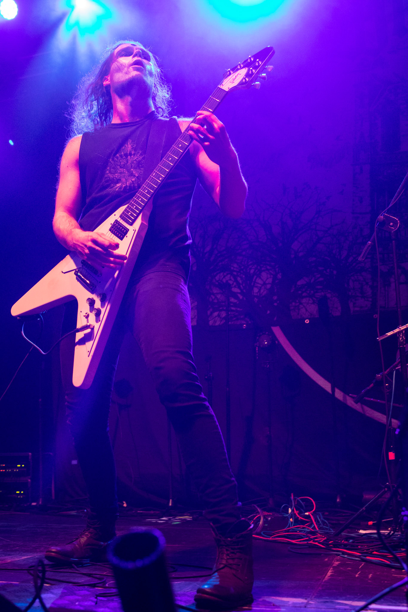 WHOREDOM RIFE - Norwegia - black metal,
koncert w Warszawskiej Progresji w ramach trasy Ecclesia Diabolica Baltica.
fot. Andrzej Wasilkiewicz/Reporter