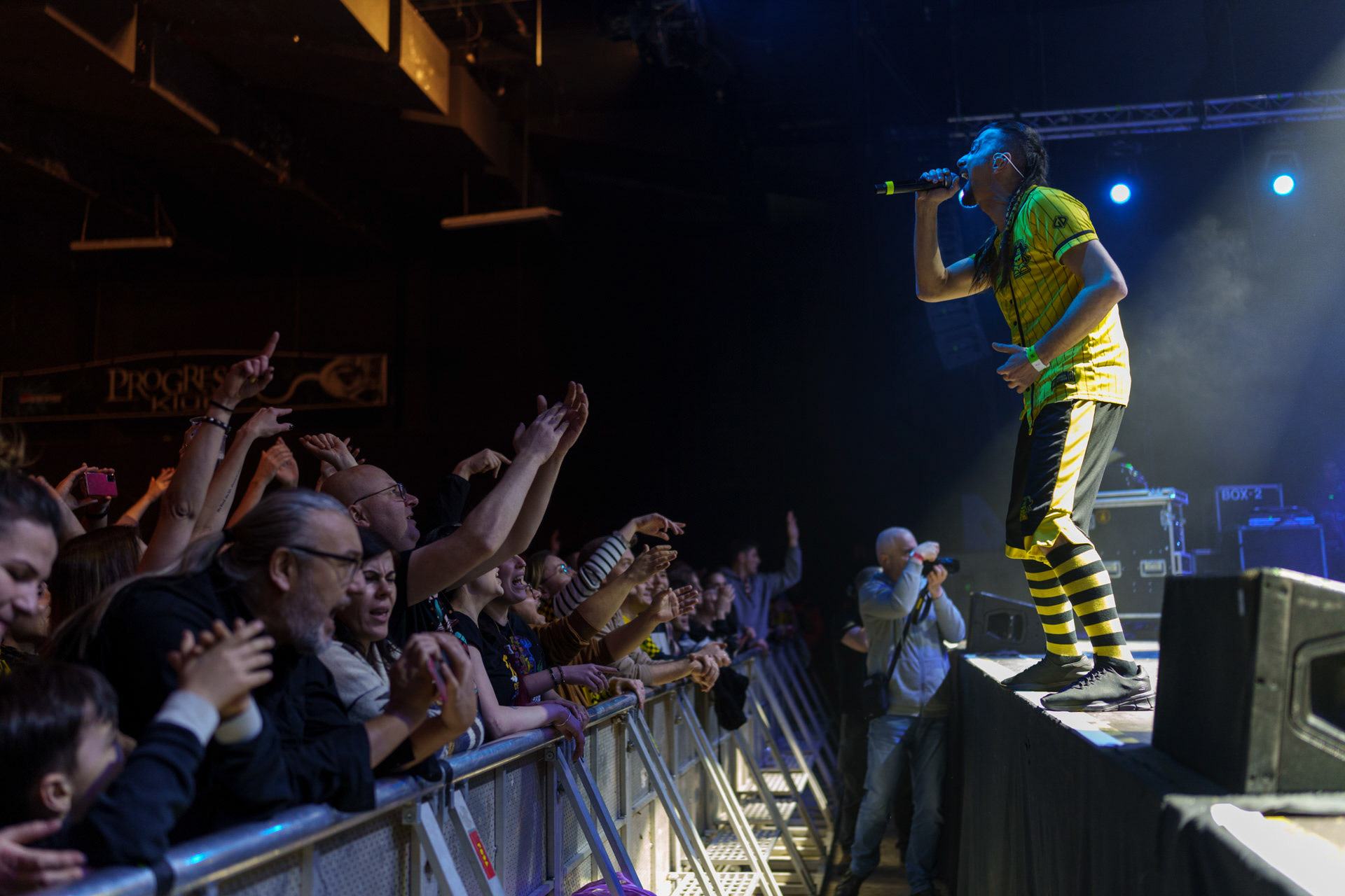 9.02.23 DUBIOZA KOLEKTIV - bosniacka grupa muzyczna, grajaca reggae, dub i rock. - Warszawa Progresja. Winiary Bookings.Fot. Andrzej Wasilkiewicz/Reporter