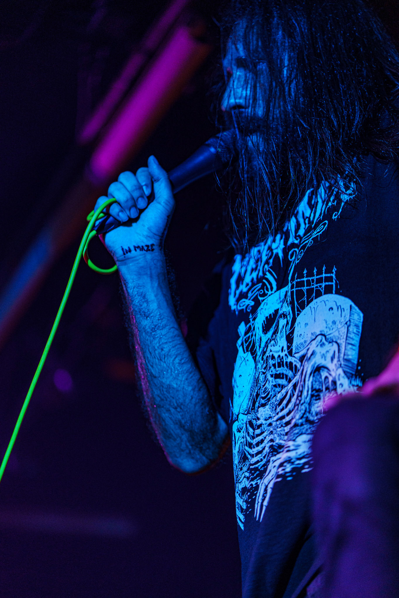 15.07.2023 - NERVOCHAOS - Brazil, Death metal, Warszawa, klub Potok. fot. Andrzej Wasilkiewicz/kaziq.com