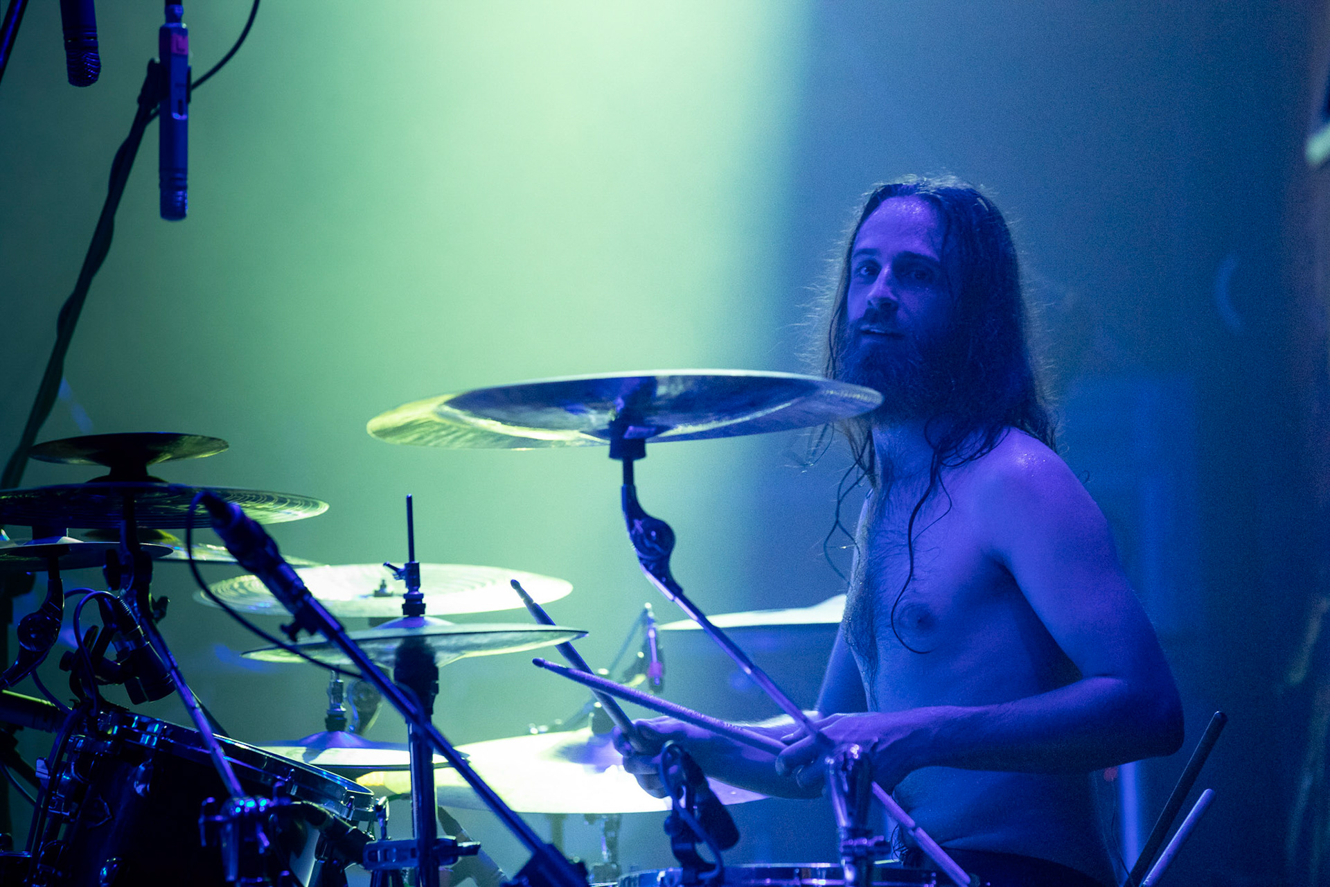 Legendy Metalu Vader - Death Metal - koncert Legendy Metalu w warszawskiej Progresji, 
Peter: Guitar + Vocals
Pajak: Guitar
Hal: Bass
James: Drums
fot. Andrzej kaziq Wasilkiewicz/Reporter