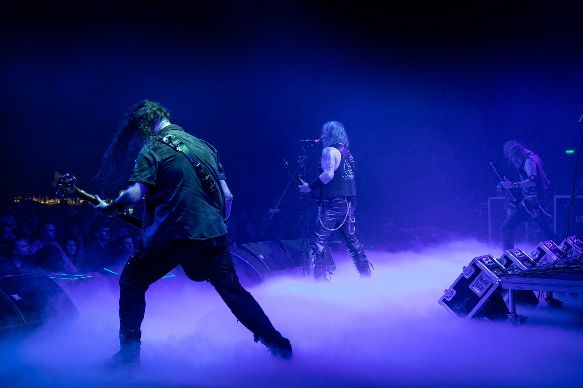 Legendy Metalu Vader - Death Metal - koncert Legendy Metalu w warszawskiej Progresji, 
Peter: Guitar + Vocals
Pajak: Guitar
Hal: Bass
James: Drums
fot. Andrzej kaziq Wasilkiewicz/Reporter