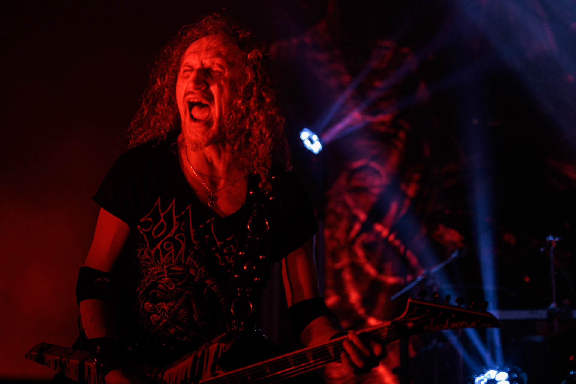 18.02.2022 - Vader - trasa Przebudzenie Tyranow koncert w warszawskiej Progresji.Peter: Guitar + VocalsSpider: GuitarHal: BassKruszyna: DrumsLeft Hand Sounds, Knock Out Productions, Massive Music,fot. Andrzej Wasilkiewicz/Reporter