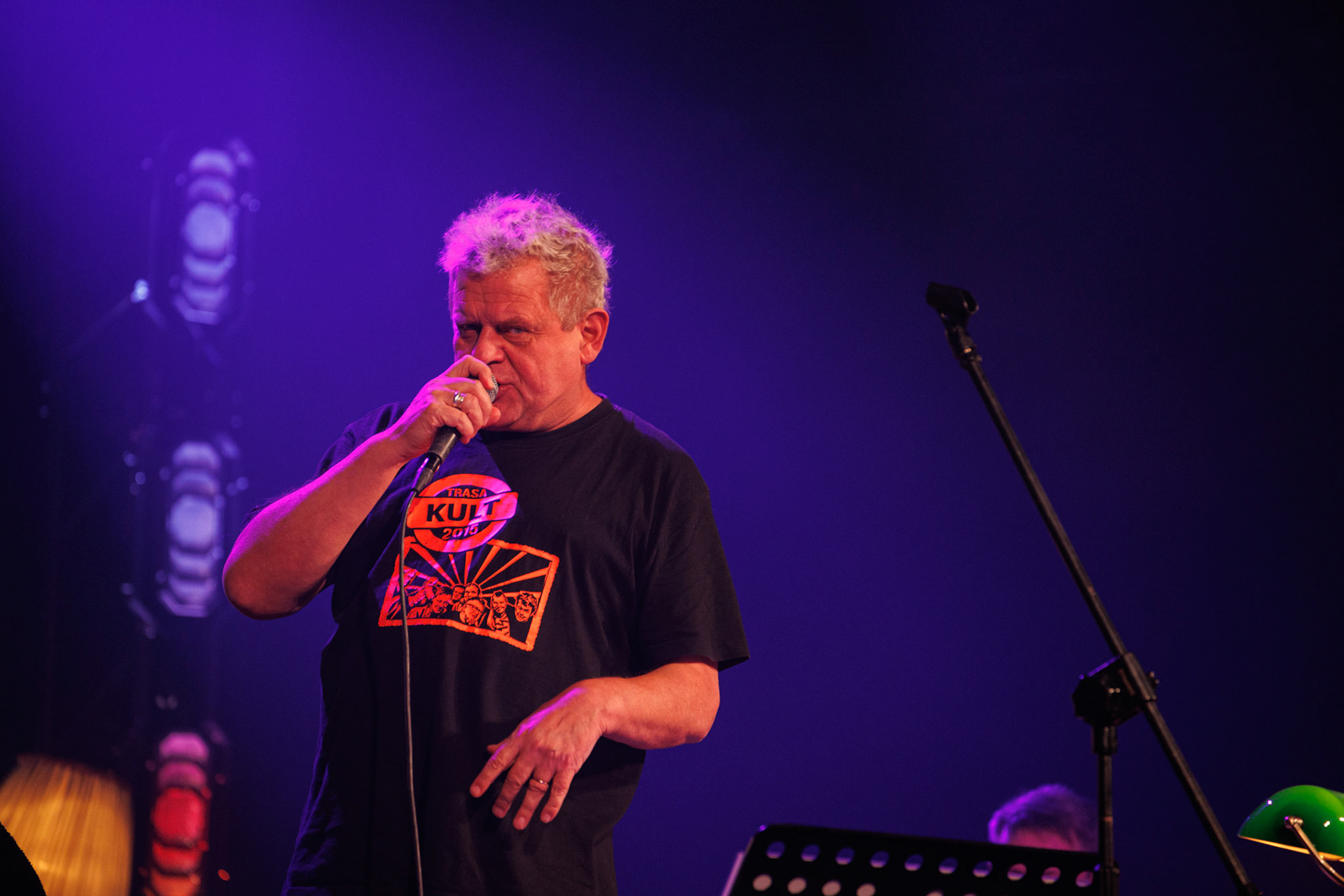 18.03.2022 KULT Akustik - koncert Warszawa klub Stodola,  n/z Kazimierz Staszewski wokal, Rock, rock progresywny, rock alternatywny, punk, nowa fala, polski rock.fot. Andrzej kaziq Wasilkiewicz/Reporter