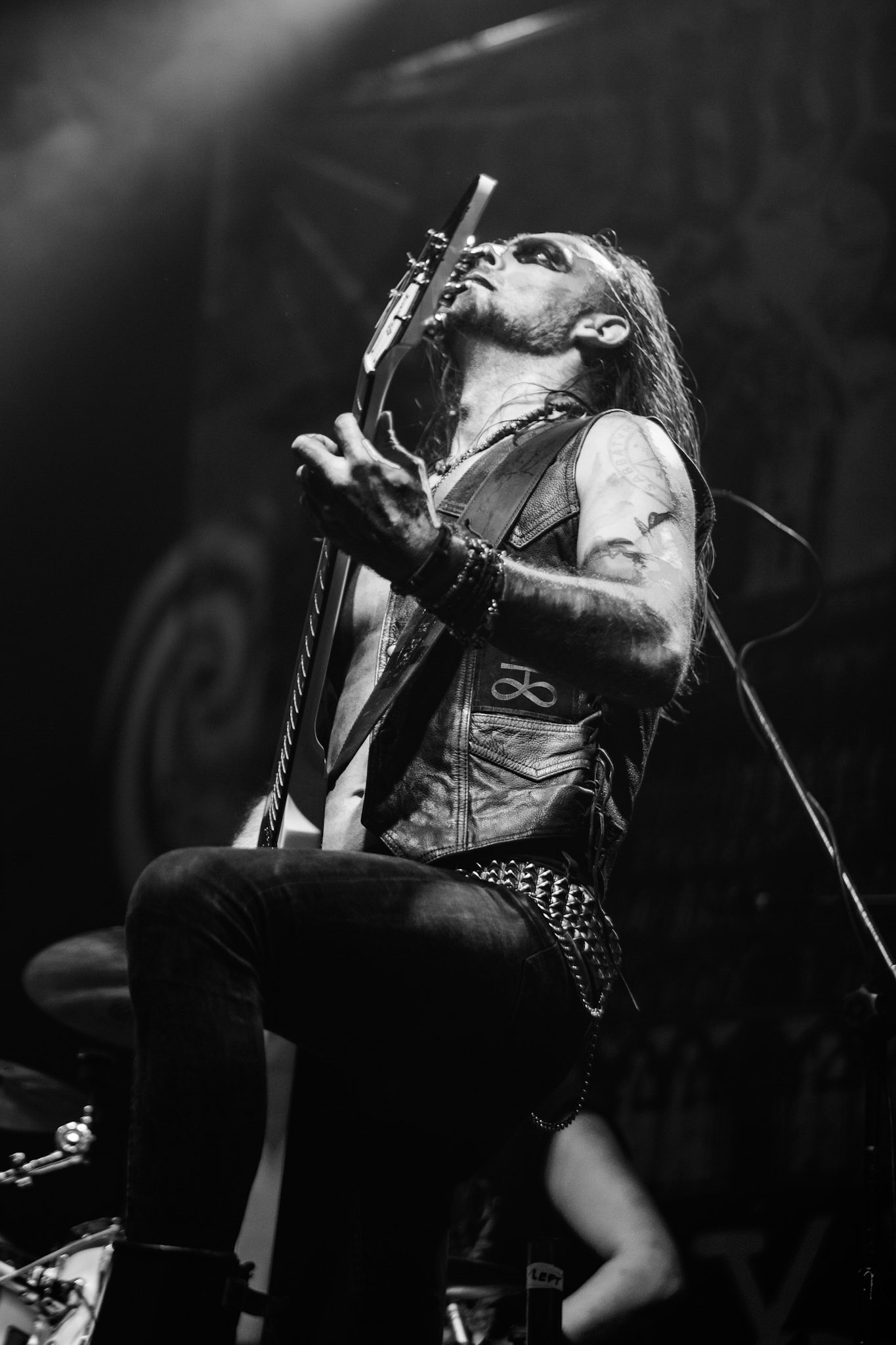 WHOREDOM RIFE - Norwegia - black metal,
koncert w Warszawskiej Progresji w ramach trasy Ecclesia Diabolica Baltica.
fot. Andrzej Wasilkiewicz/Reporter