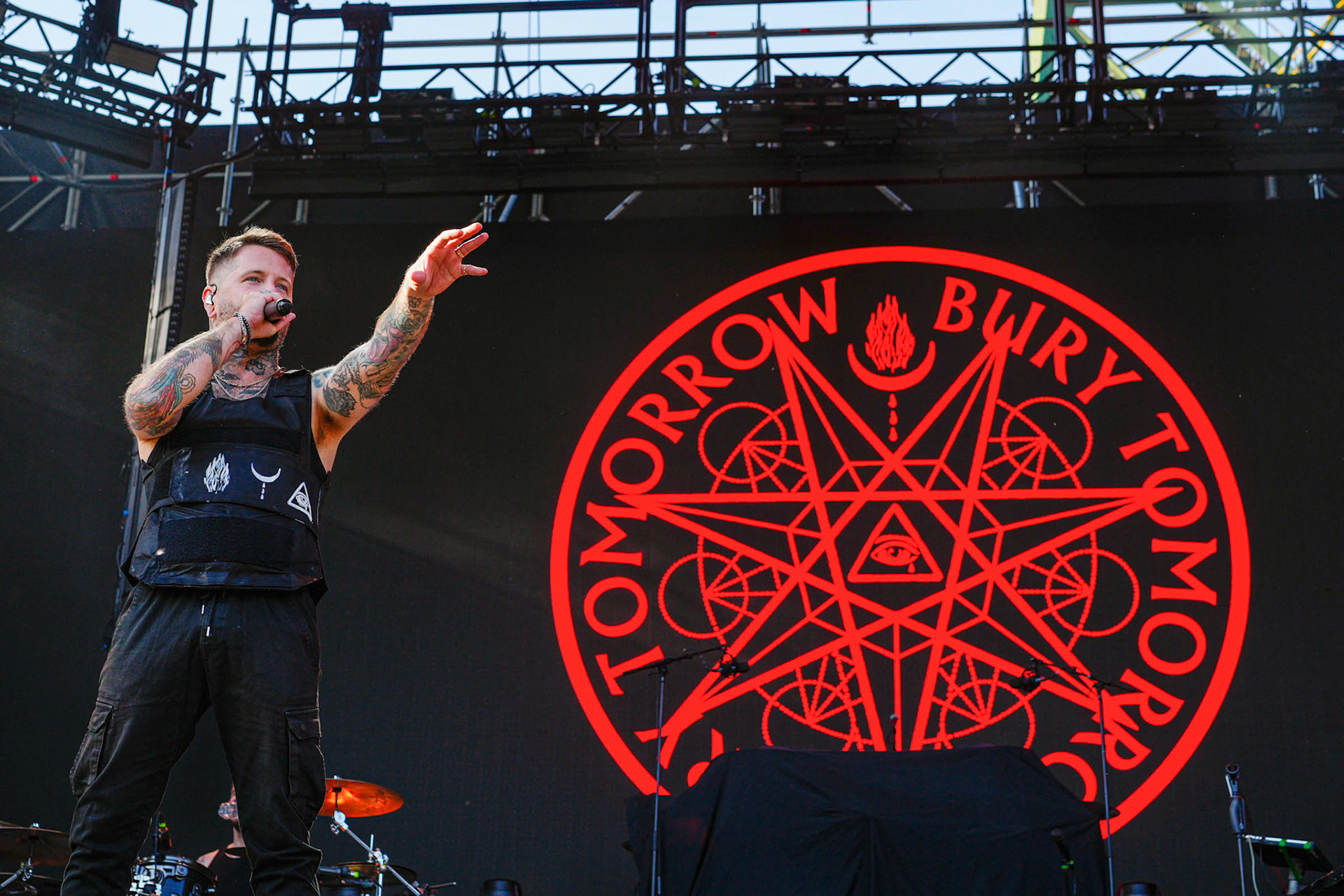 10.06.2023 Bury Tomorrow trzeci dzien festiwaluMystic Festival 2023, Stocznia Gdanska fot. Andrzej Wasilkiewicz/Reporter