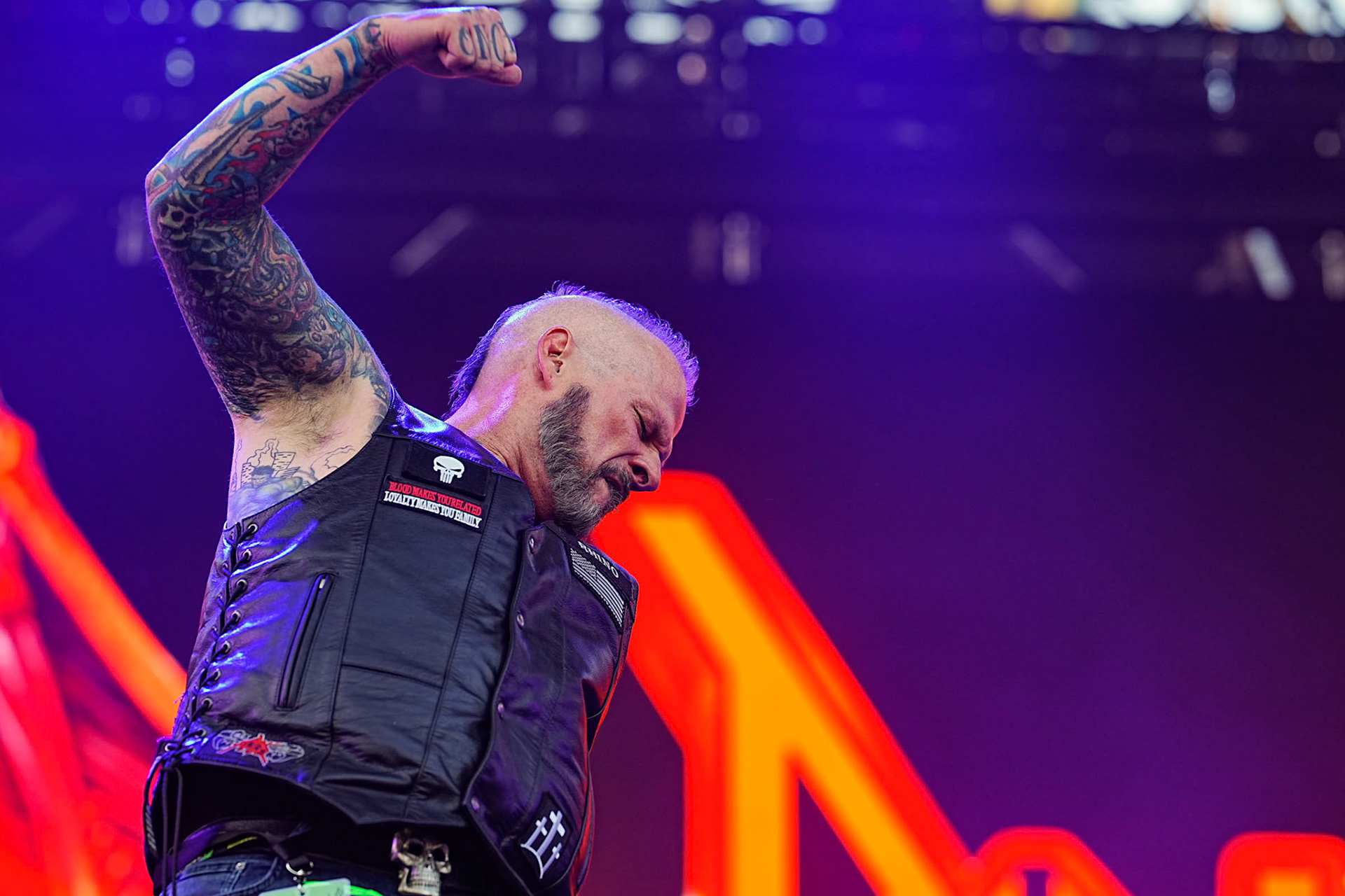 10.06.2023 Dark Angel trzeci dzien festiwaluMystic Festival 2023, Stocznia Gdanska fot. Andrzej Wasilkiewicz/Reporter