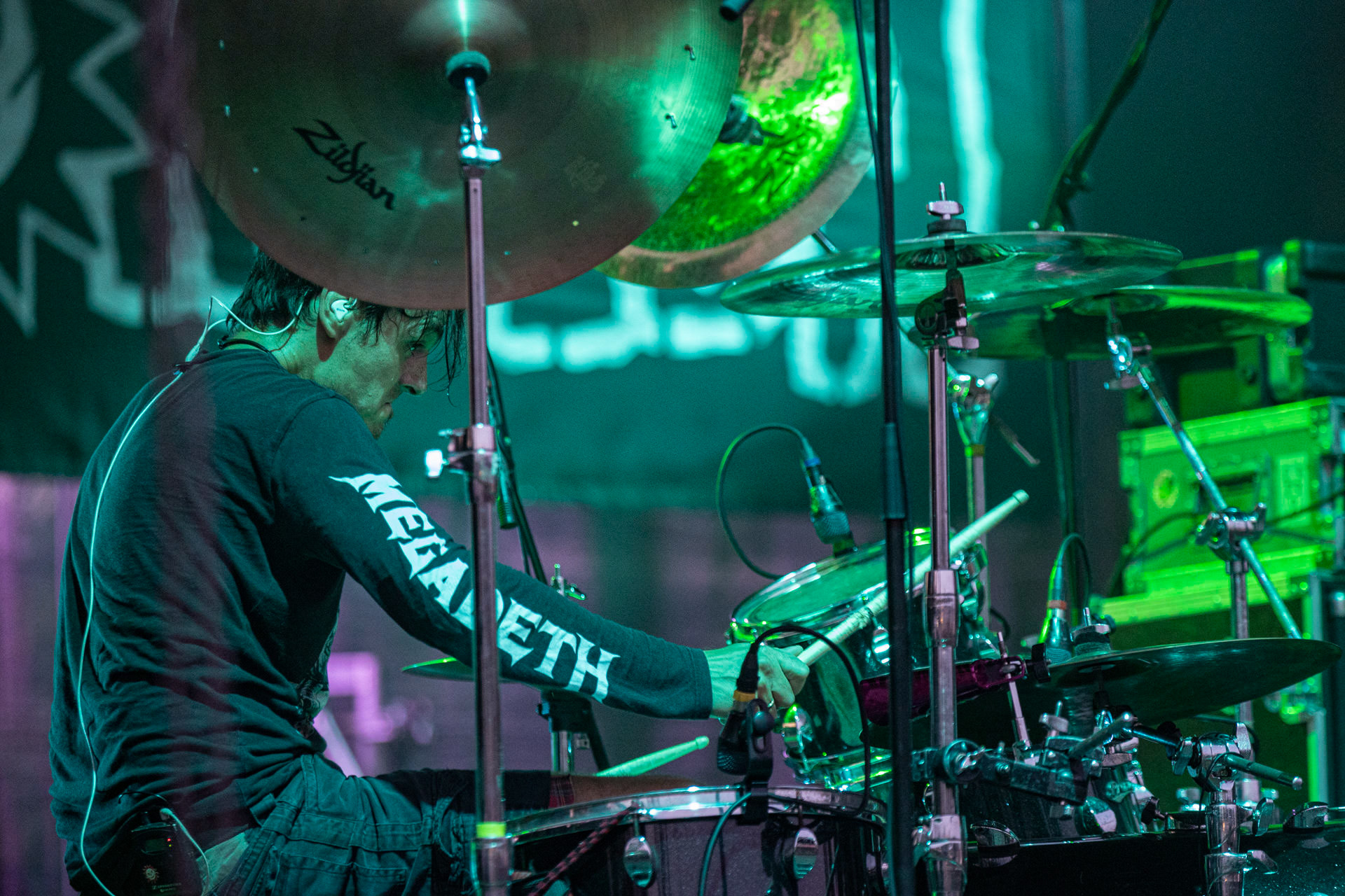 Koncert Luxtorpeda 10 urodziny. Warszawa Progresja.Gramy do Woli.n/z.Tomasz „Krzyżyk” Krzyżaniak – perkusjaFot. Andrzej kaziq Wasilkiewicz/Reporter