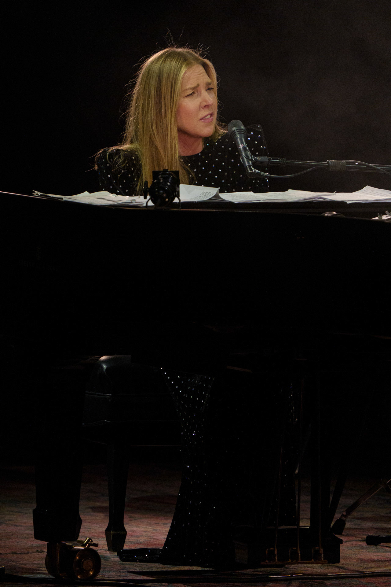 9.05.2023 Kanadyjska ikona jazzu Diana Krall, warszawski koncert na Torwarze. Produkcja Knock Out Productions.fot. Andrzej Wasilkiewicz/Reporter