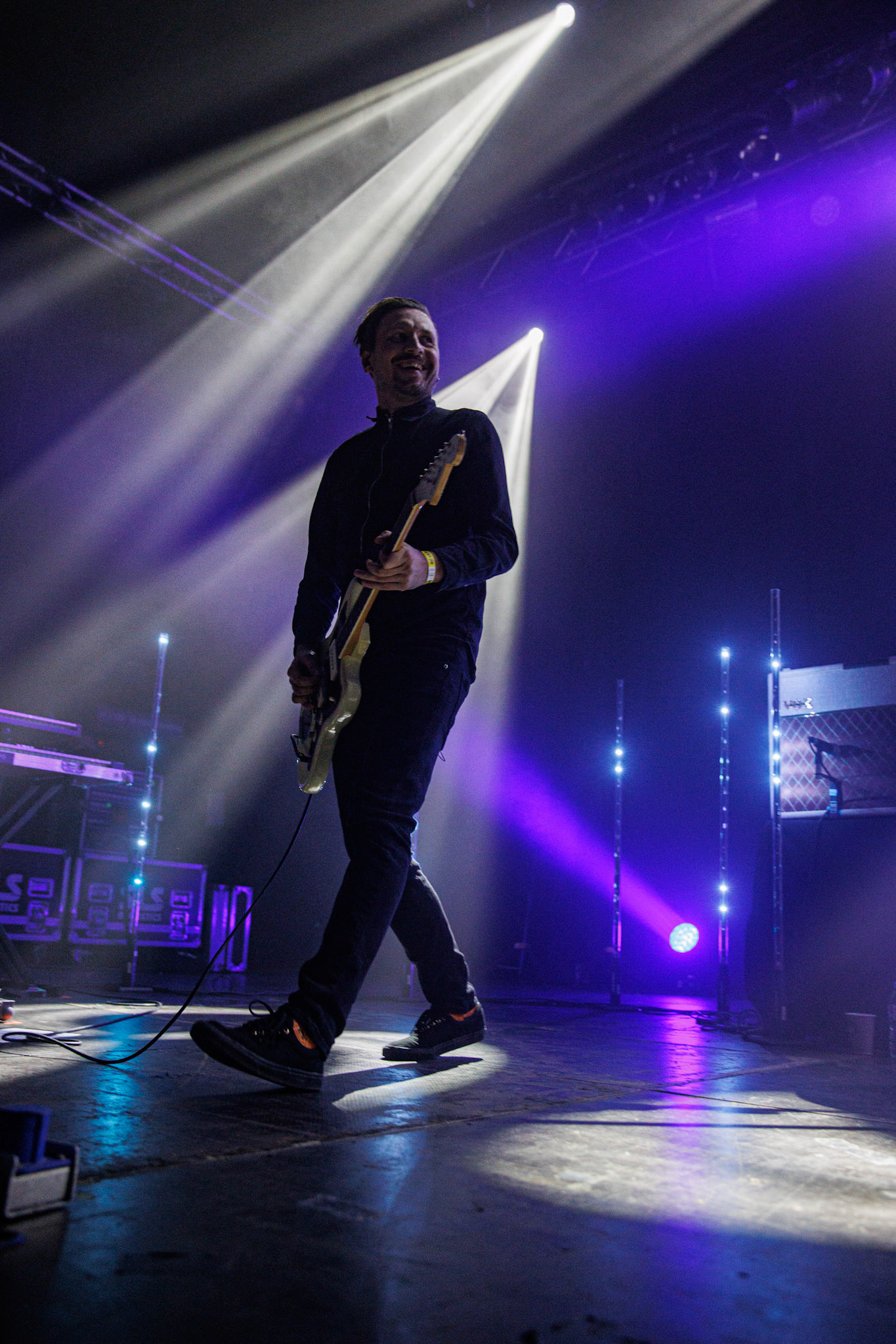 27.11.2021 TIDES FROM NEBULA koncert, Warszawa klub Progresja,Knock Out Productions, Mystic Production,Post-rock, muzyka alternatywna, progresywny rock.n/z Maciej Karbowski – gitara, instrumenty klawiszowen/z Przemek Weglowski – gitara basowan/z Tomasz Stolowski – perkusjaFot. Andrzej Wasilkiewicz/Reporter