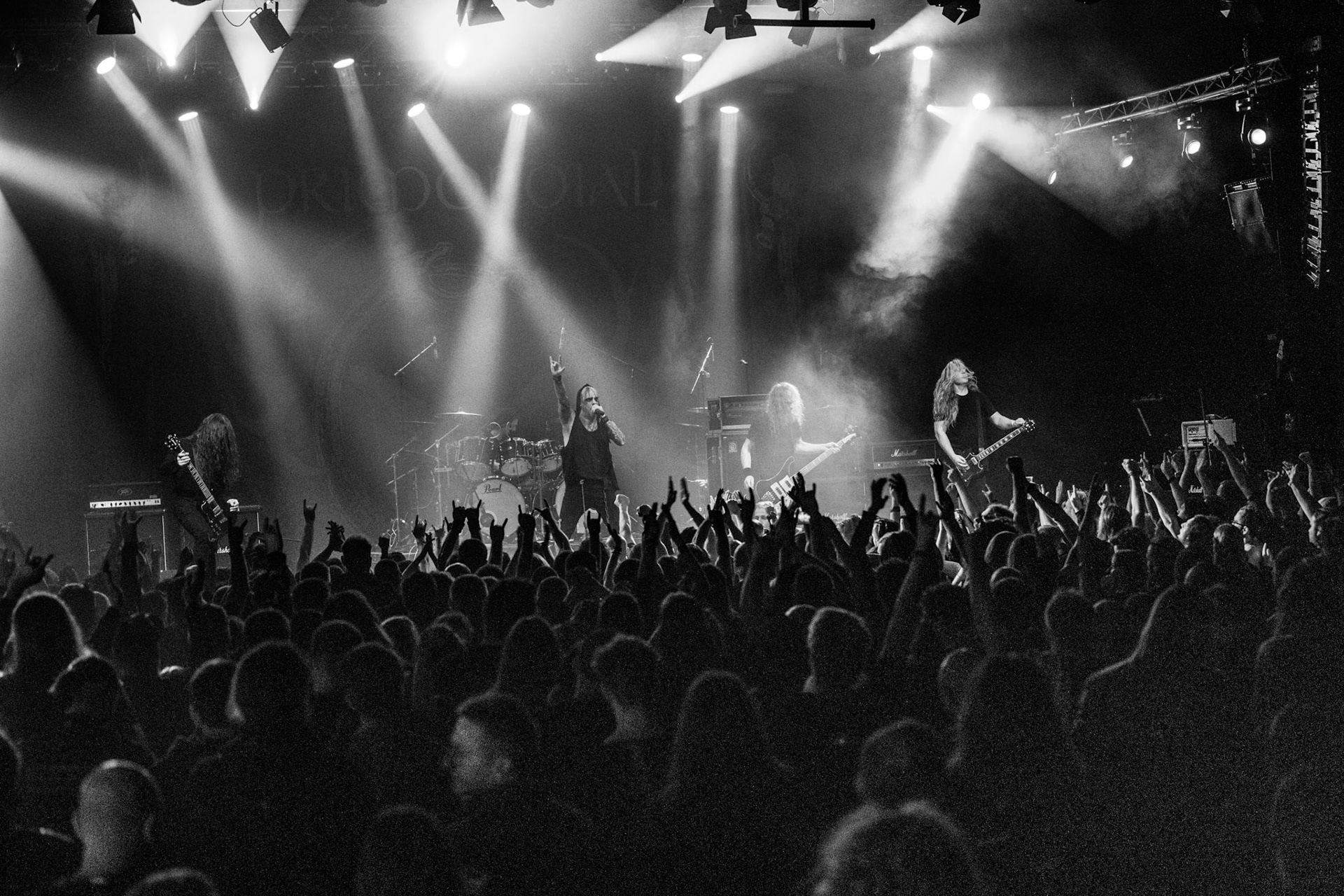 21.12.2019 Metalowa Wigilia 2019 w warszawskiej Progresji.
Koncert zespołu Primordial, irlandzki metal.
Massive Music 
fot. Andrzej Wasilkiewicz/REPORTER