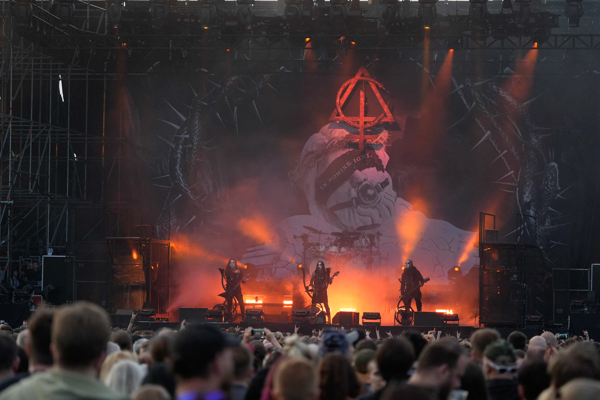 7.06.2023 Behemoth dzien pierwszy festiwaluMystic Festival 2023, Stocznia Gdanska fot. Andrzej Wasilkiewicz/Reporter