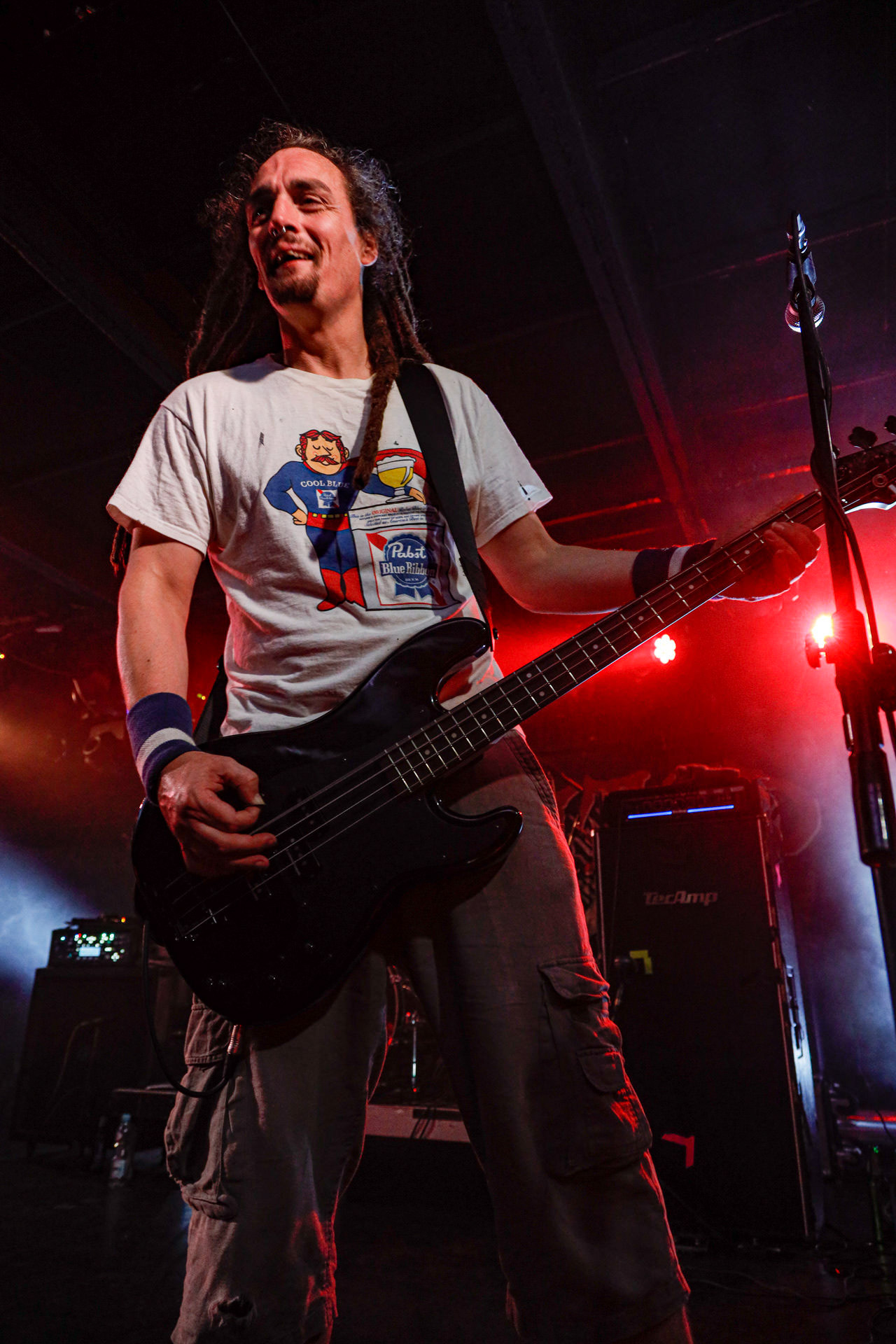 25.08.2022 The Exploited - legenda drugiej fali punk rocka na koncercie w warszawskiej Proximie.Weterani punk rock, hardcore punk, crossover thrash z Edynburga w składzie:Wattie Buchan – wokal, Irish Rob – bas,Willie Buchan – perkusja,Robbie Steedo Davidson - gitara,Produkcja: Noise Annoys Booking Agency and Records, Boredom Booking. fot. Andrzej Wasilkiewicz/Reporter