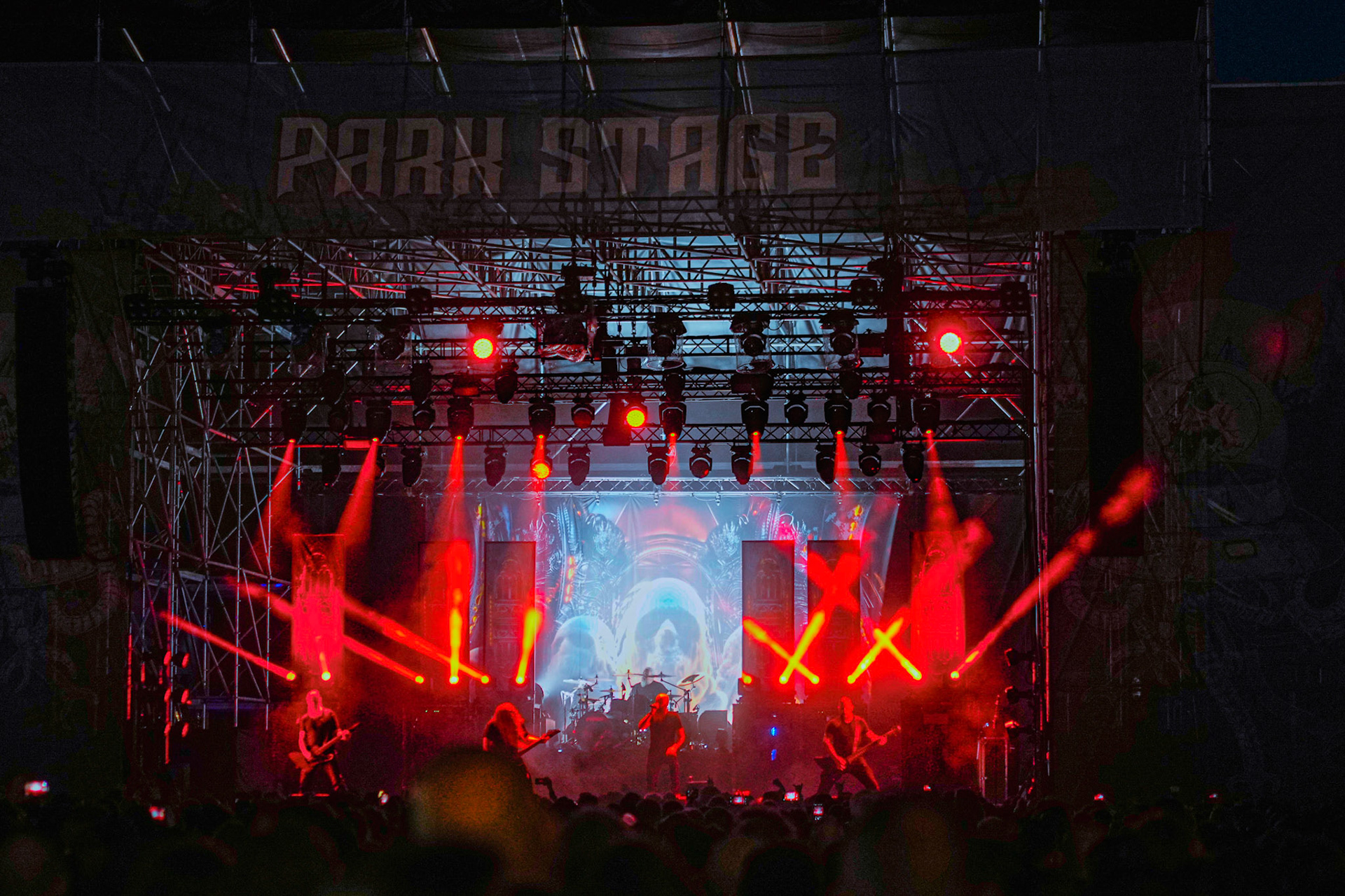 10.06.2023 Meshuggah trzeci dzien festiwaluMystic Festival 2023, Stocznia Gdanska fot. Andrzej Wasilkiewicz/Reporter