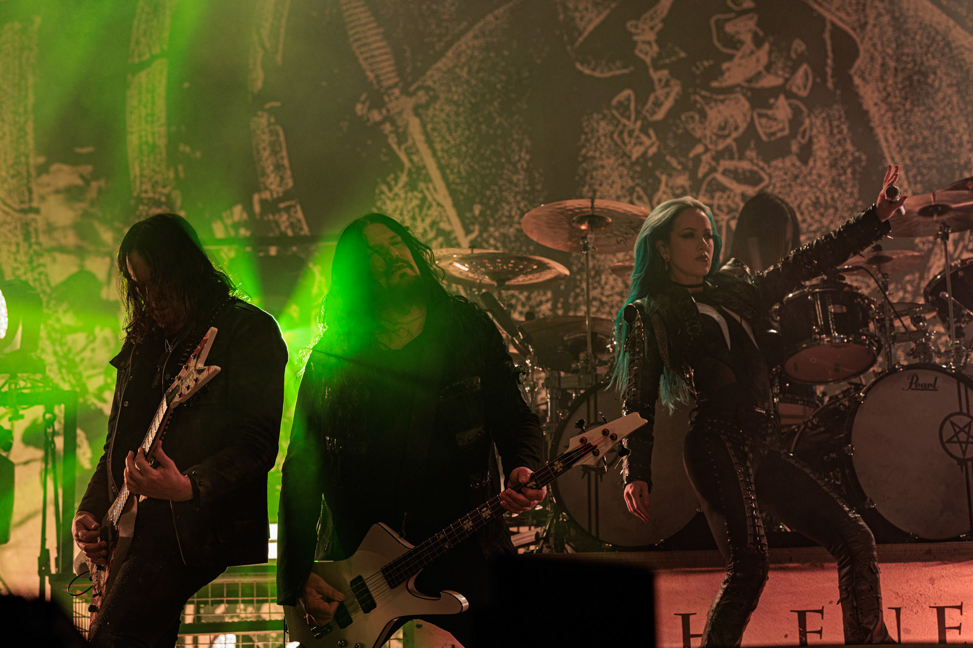 19.10.2022 ARCH ENEMY  - The European Siege 2022,Spodek Katowice Poland,fot. Andrzej Wasilkiewicz/Reporter