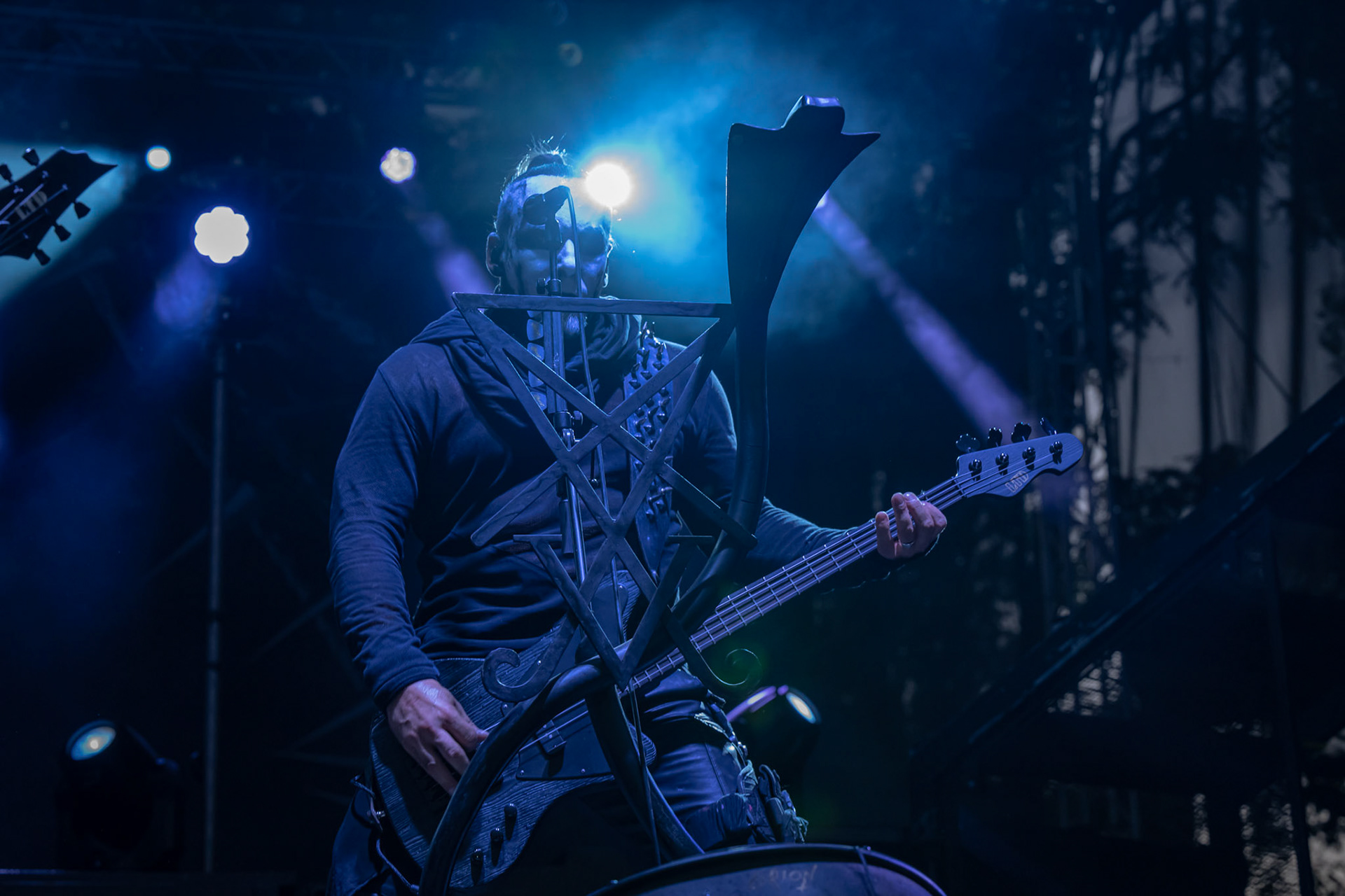 2024.07.21 BEHEMOTH, black metal - Warszawa Letnia Scena Progresji, Knock Out Productions, fot. Andrzej Wasilkiewicz/kaziq.com
