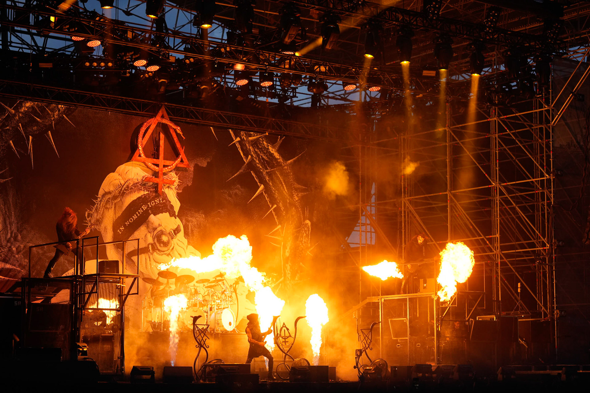 7.06.2023 Behemoth dzien pierwszy festiwaluMystic Festival 2023, Stocznia Gdanska fot. Andrzej Wasilkiewicz/Reporter