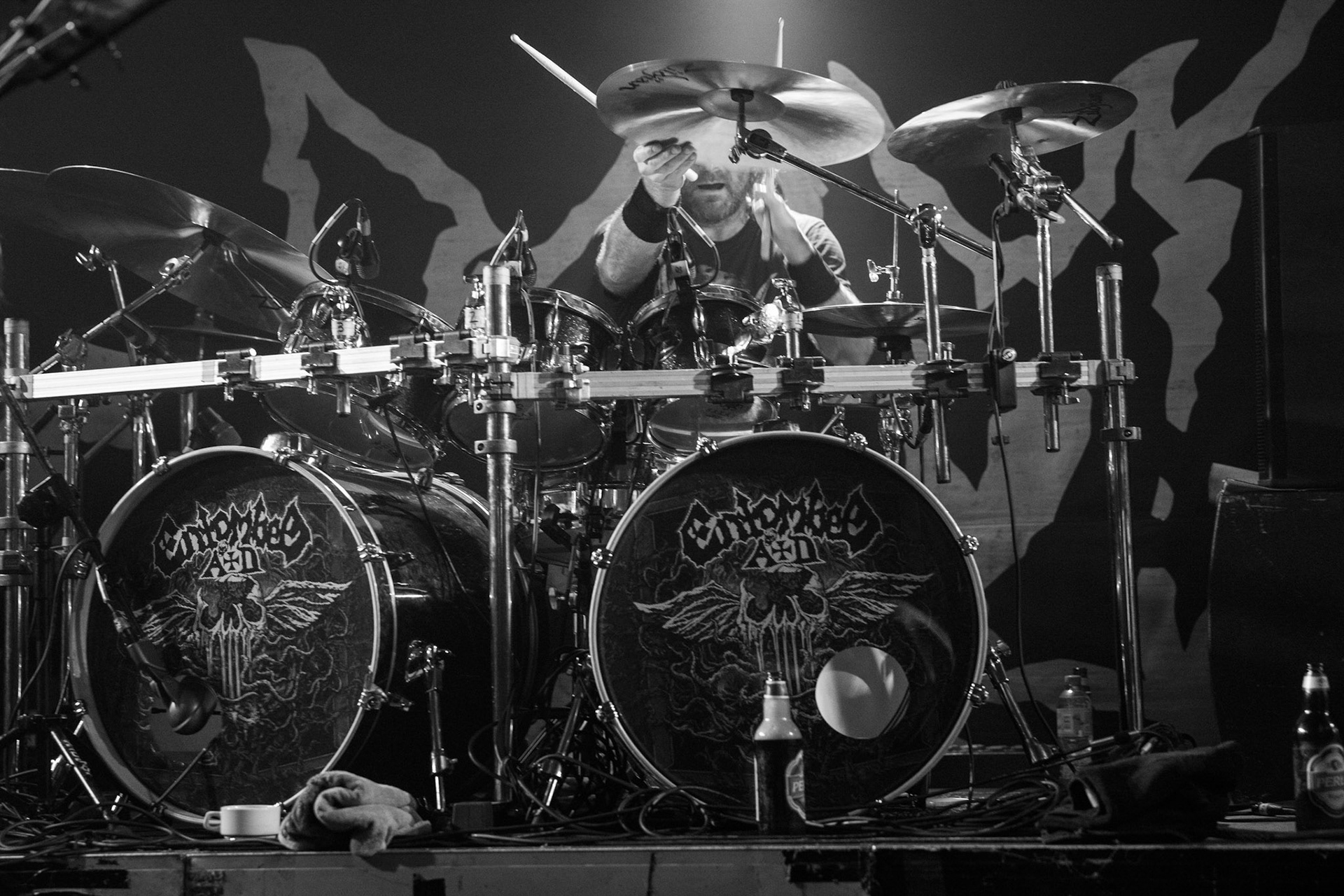 ENTOMBED A.D. - Death Metal, Sweden 
Lars Göran Petrov Vocals
Olle Dahlstedt Drums
Nico Elgstrand Guitars
Guilherme Miranda Guitars
Victor Brandt Bass
Century Media Records
WiniaryBookings
fot.Andrzej kaziq Wasilkiewicz/Reporter