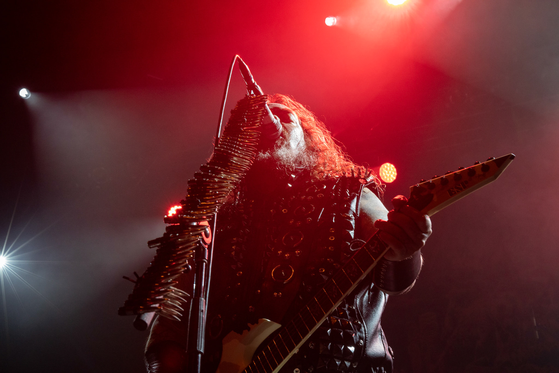 nz. Max Cavalera wokal gitara, Europejska trasa koncertowa Return Beneath Arise - Cavalera Conspiracy. 
Max i Iggor Cavalera ex-Sepultura.
Koncert w warszawskiej Progresji 20.11.2019
Live Nation Polska
groove metal, thrash metal, metal, 
fot. Andrzej Wasilkiewicz/Reporter