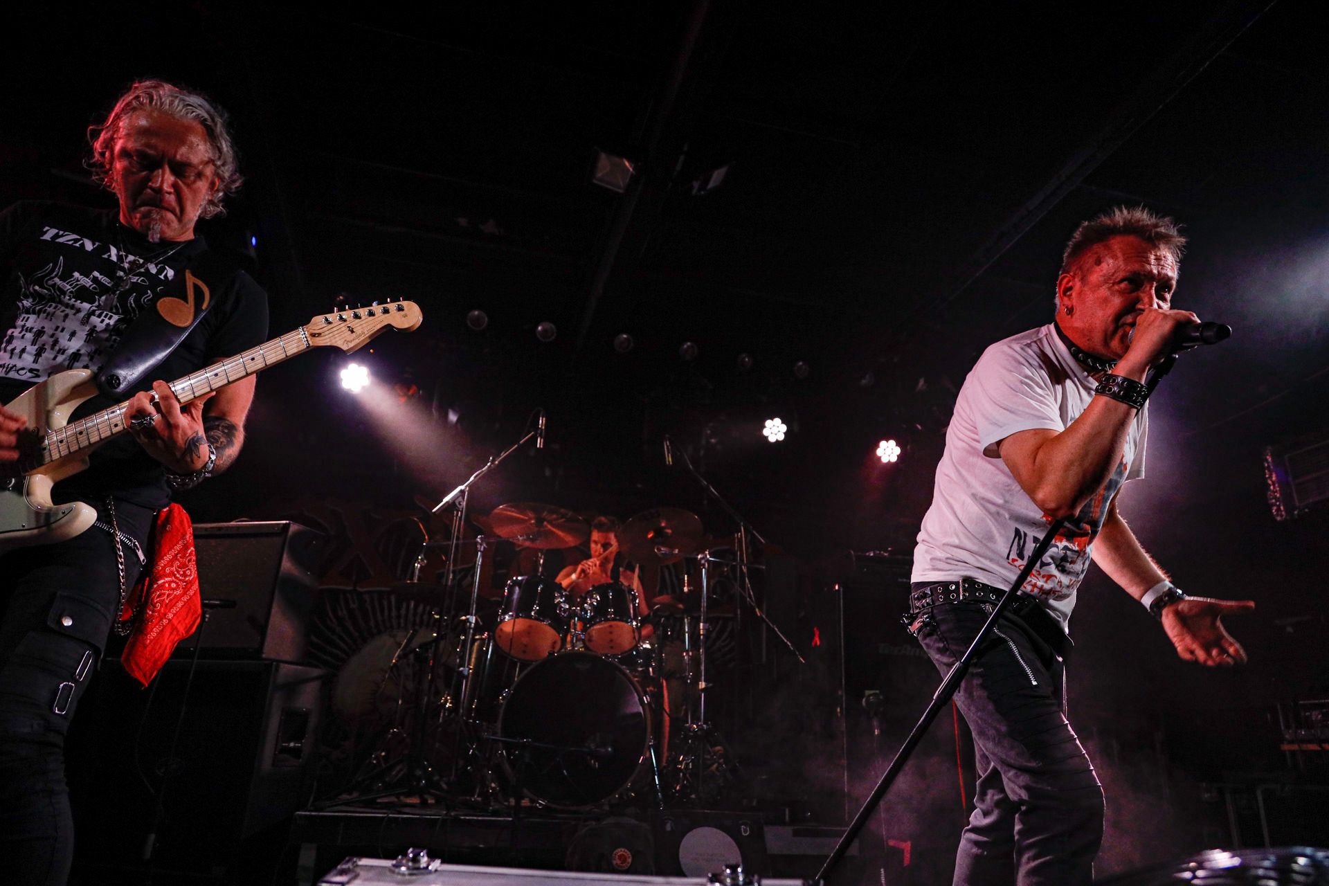 25.08.2022 TZN Xenna - warszawska grupa punkowa z frontmenem Krzysztofem Zygzakiem Chojnackim przed warszawskim koncertem The Exploited.fot. Andrzej Wasilkiewicz/Reporter