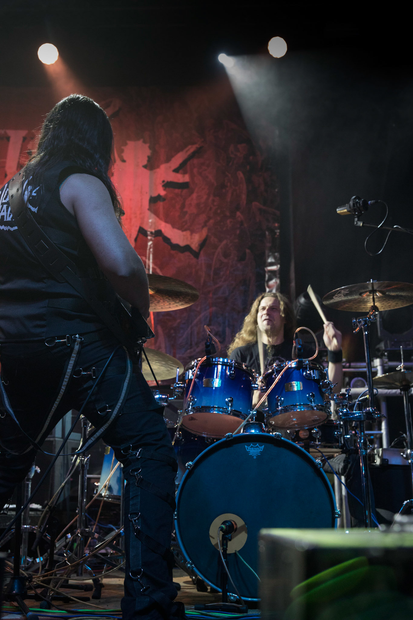 Legendy Metalu QUO VADIS - Thrash Metal - koncert Legendy Metalu w warszawskiej Progresji,
Tomasz "Skaya" Skuza - bass/vocal
Ian "Źdźbło" Bemolator- guitar
Mateusz "Matek" Lazar - guitar
Szymon "Sajmon" Synówka - drums
fot. Andrzej kaziq Wasilkiewicz