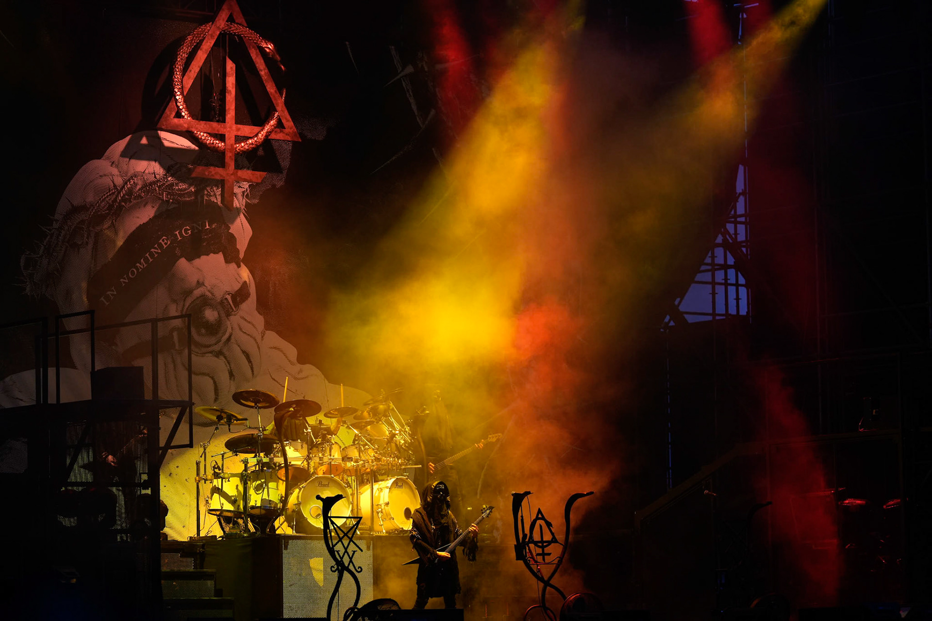 7.06.2023 Behemoth dzien pierwszy festiwaluMystic Festival 2023, Stocznia Gdanska fot. Andrzej Wasilkiewicz/Reporter