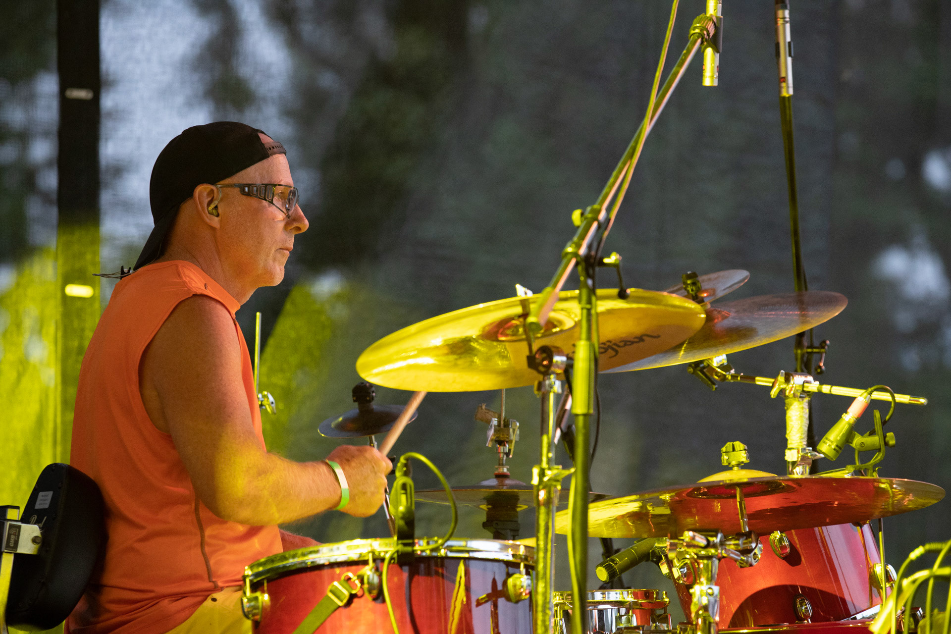 Elektryczne Gitary - koncert Zacieralia w warszawskiej Progresji.Gramy Do Woli - Warszawa, Progresja.n/z Leon Paduch – perkusja,Fot. Andrzej Wasilkiewicz/Reporter