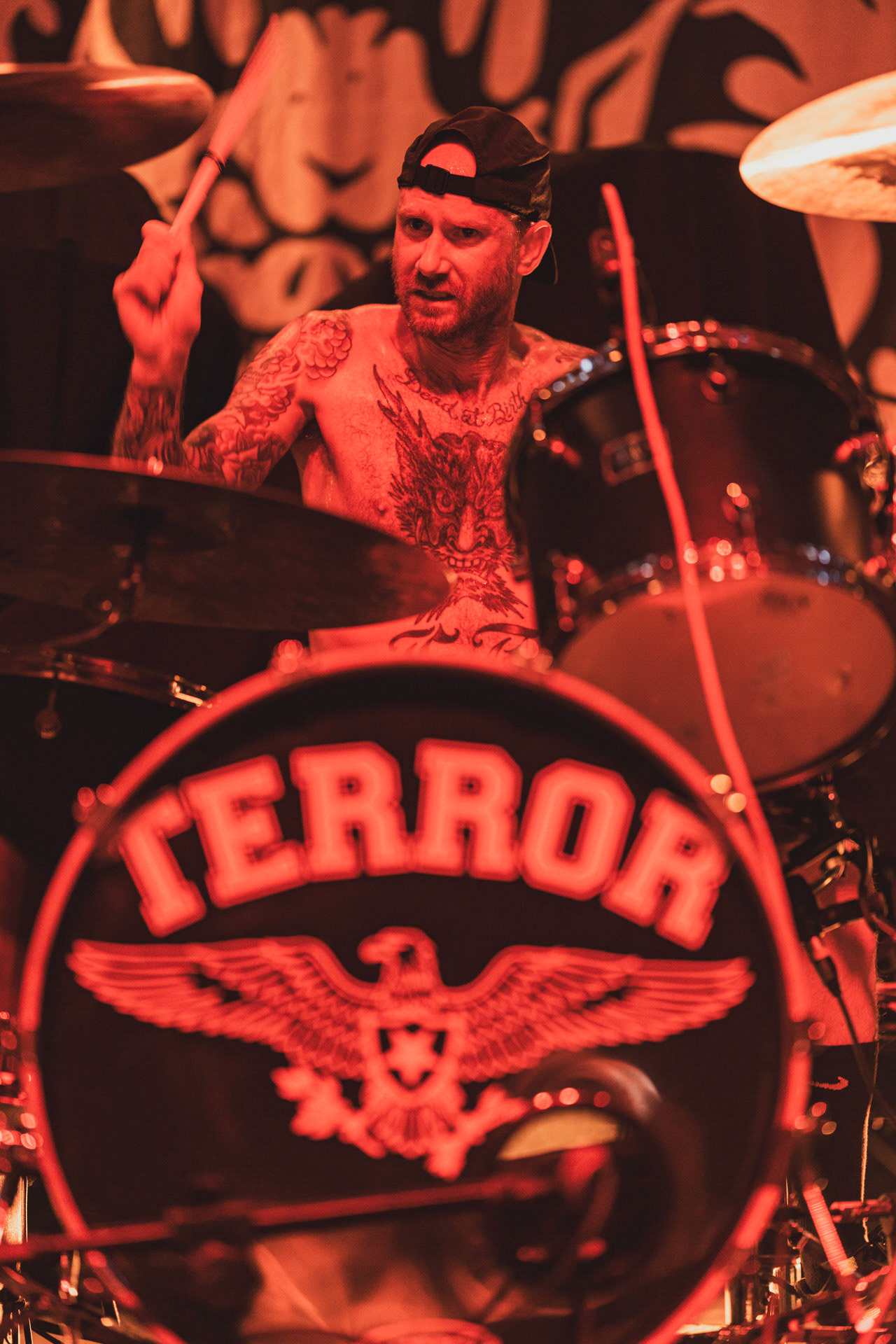 8.08.2023 TERROR - Warszawa klub Progresja,Produkcja Knock Out Productions. fot. Andrzej Wasilkiewicz/kaziq.com