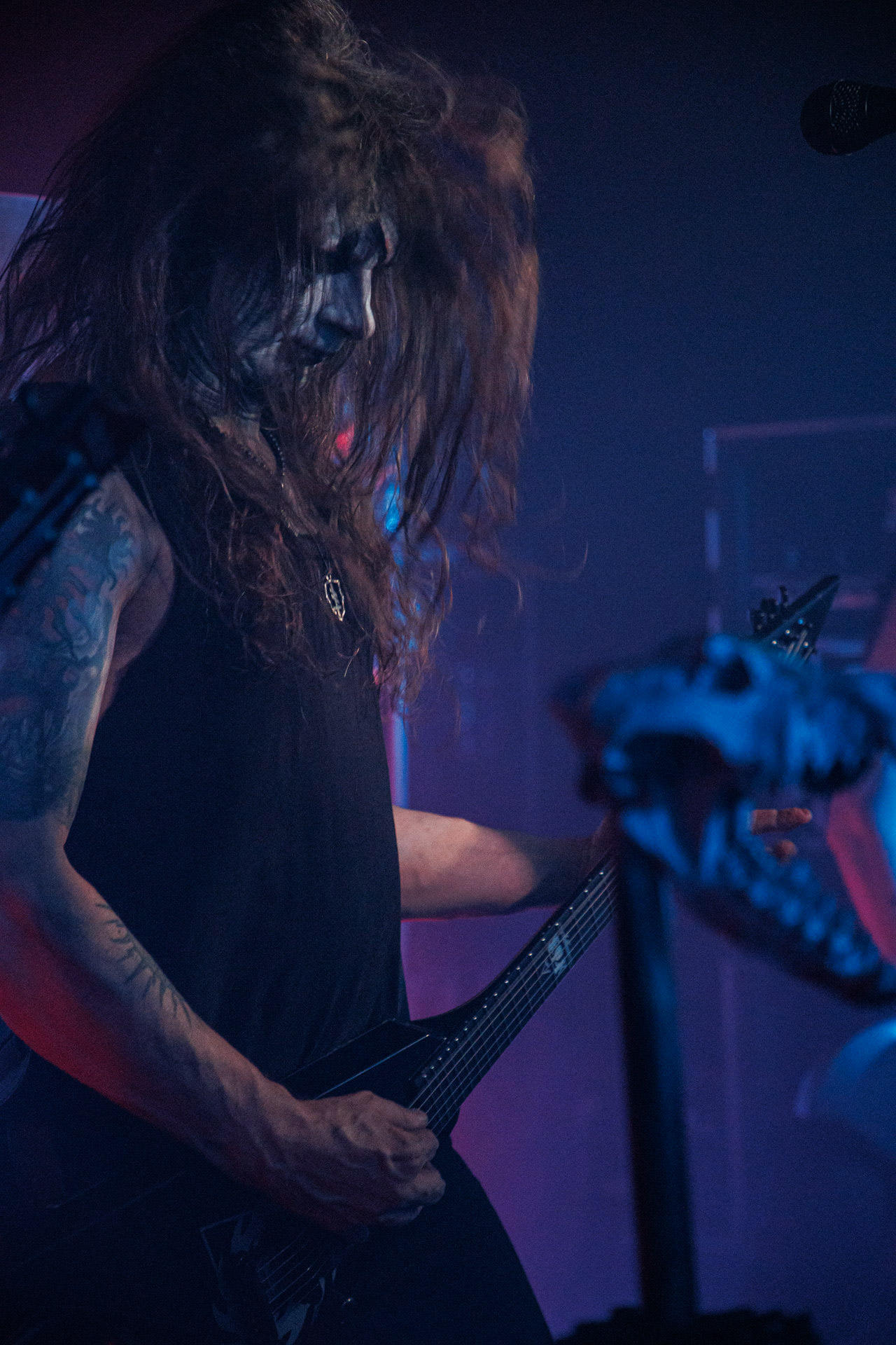 18.03.2022 HATE - INFERNALIS RESURGENTIS - Warszawski koncert zespolu HATE.Warszawski HATE, ktory promuje swoj najnowszy album zatytulowany 'Rugia' wydany 15-go pazdziernika nakladem Metal Blade Records, zapowiada przekrojowy set siegajacy korzeni zespolu. Black metal, death metal, polski metal.n/z Adam "ATF Sinner - Adam The First Sinner" Buszko - wokal gitara, fot. Andrzej Wasilkiewicz/Reporter