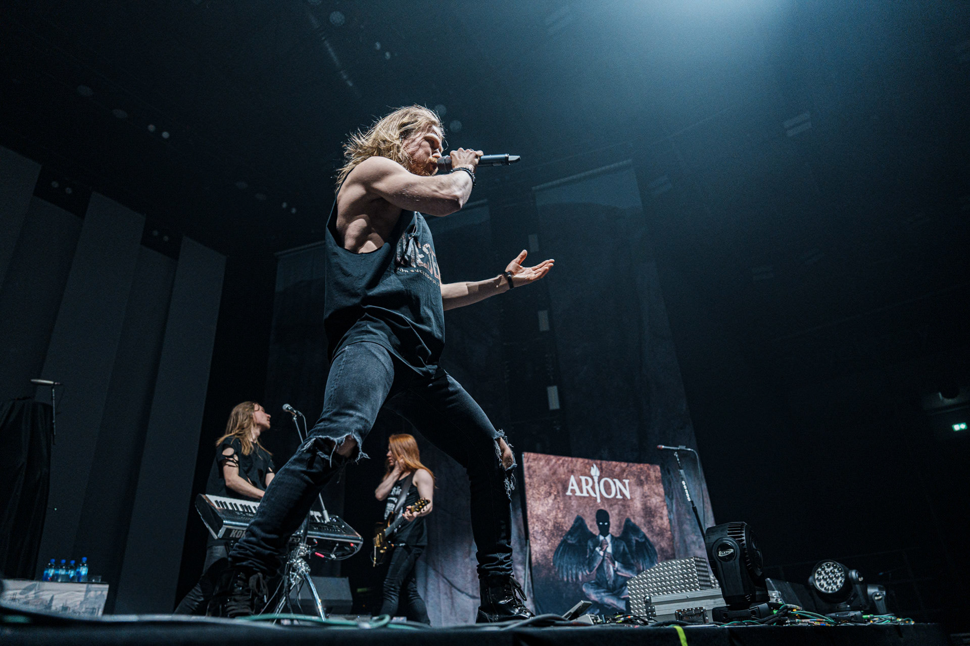 29.01.2023 - Arion  - warszawski koncert finskich metali przed Dream Theater, hala COS Torwar. Produkcja Winiary Bookings. Fot. Andrzej Wasilkiewicz/Reporter