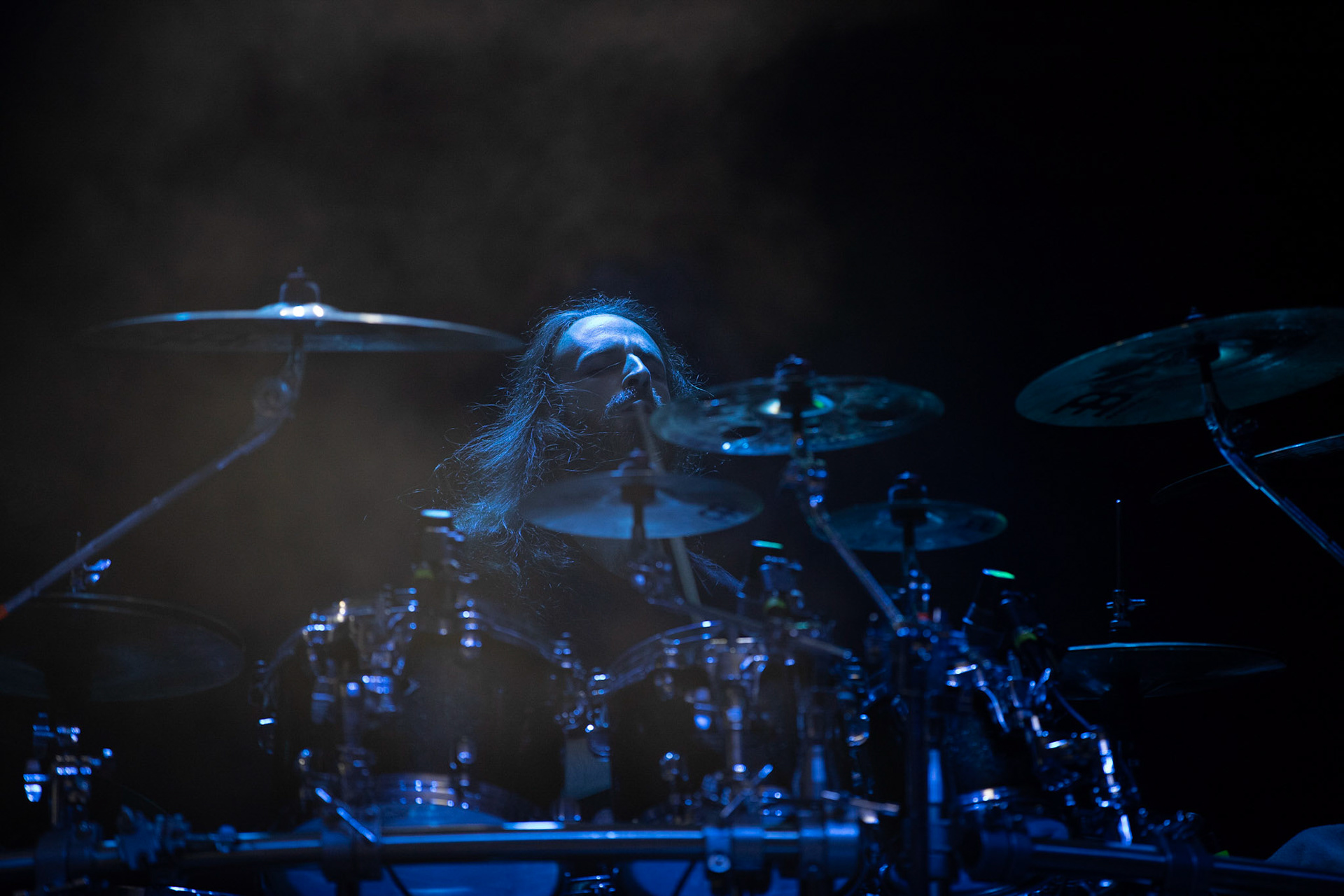 Vader - Death Metal - koncert w ramach Blitzkrieg MMXX warszawskia Progresja, Peter: Guitar + VocalsPajak: GuitarHal: BassJames: Drumsfot. Andrzej kaziq Wasilkiewicz/Reporter