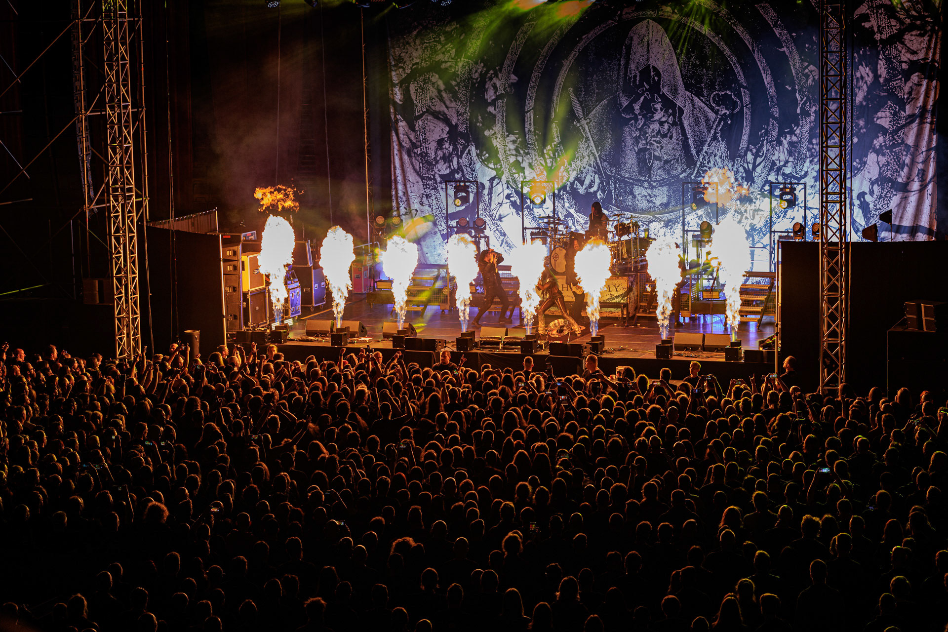 19.10.2022 ARCH ENEMY  - The European Siege 2022,Spodek Katowice Poland,fot. Andrzej Wasilkiewicz/Reporter