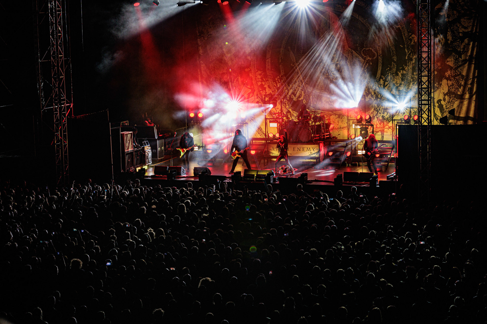 19.10.2022 ARCH ENEMY  - The European Siege 2022,Spodek Katowice Poland,fot. Andrzej Wasilkiewicz/Reporter