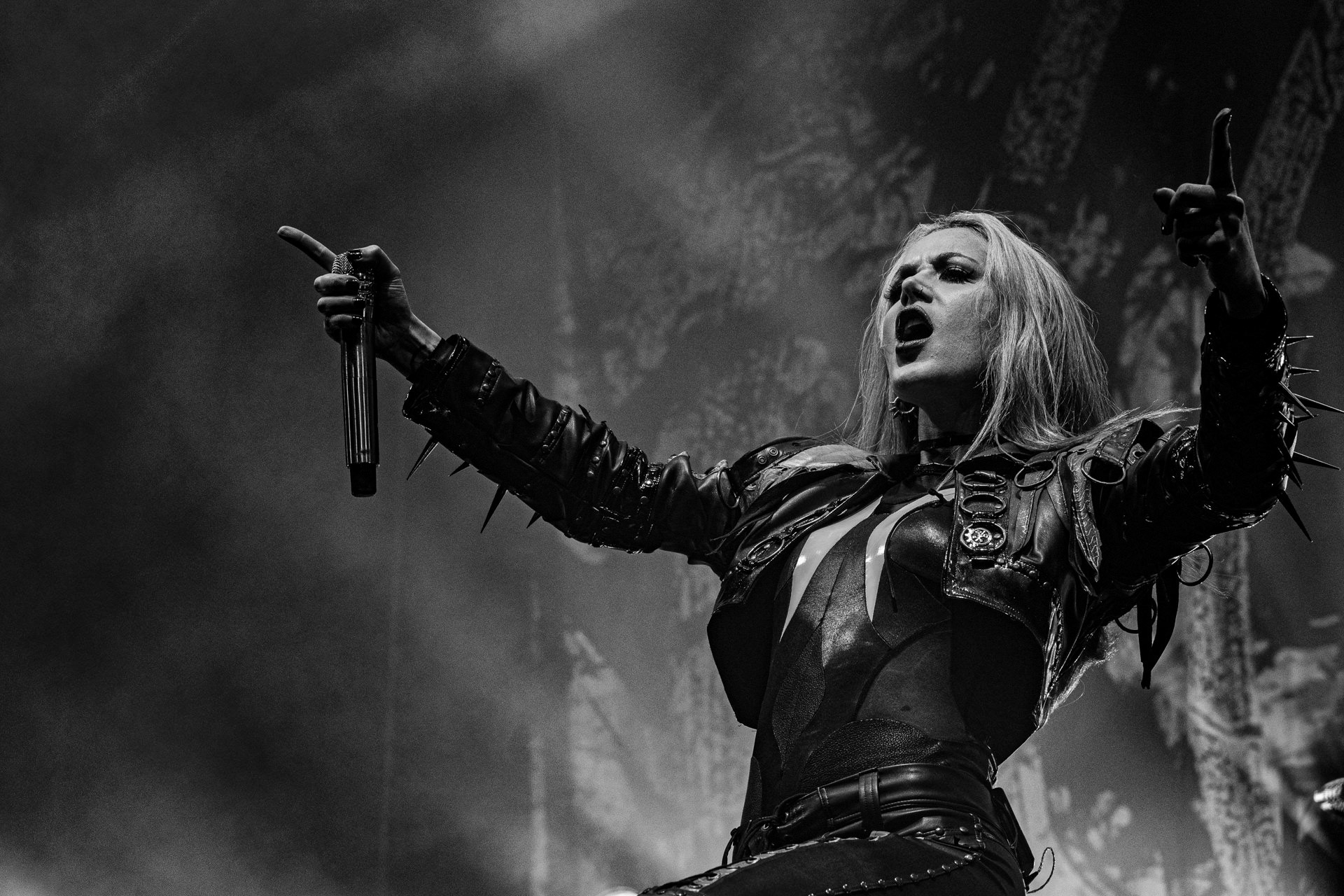 19.10.2022 ARCH ENEMY  - The European Siege 2022,Spodek Katowice Poland,fot. Andrzej Wasilkiewicz/Reporter