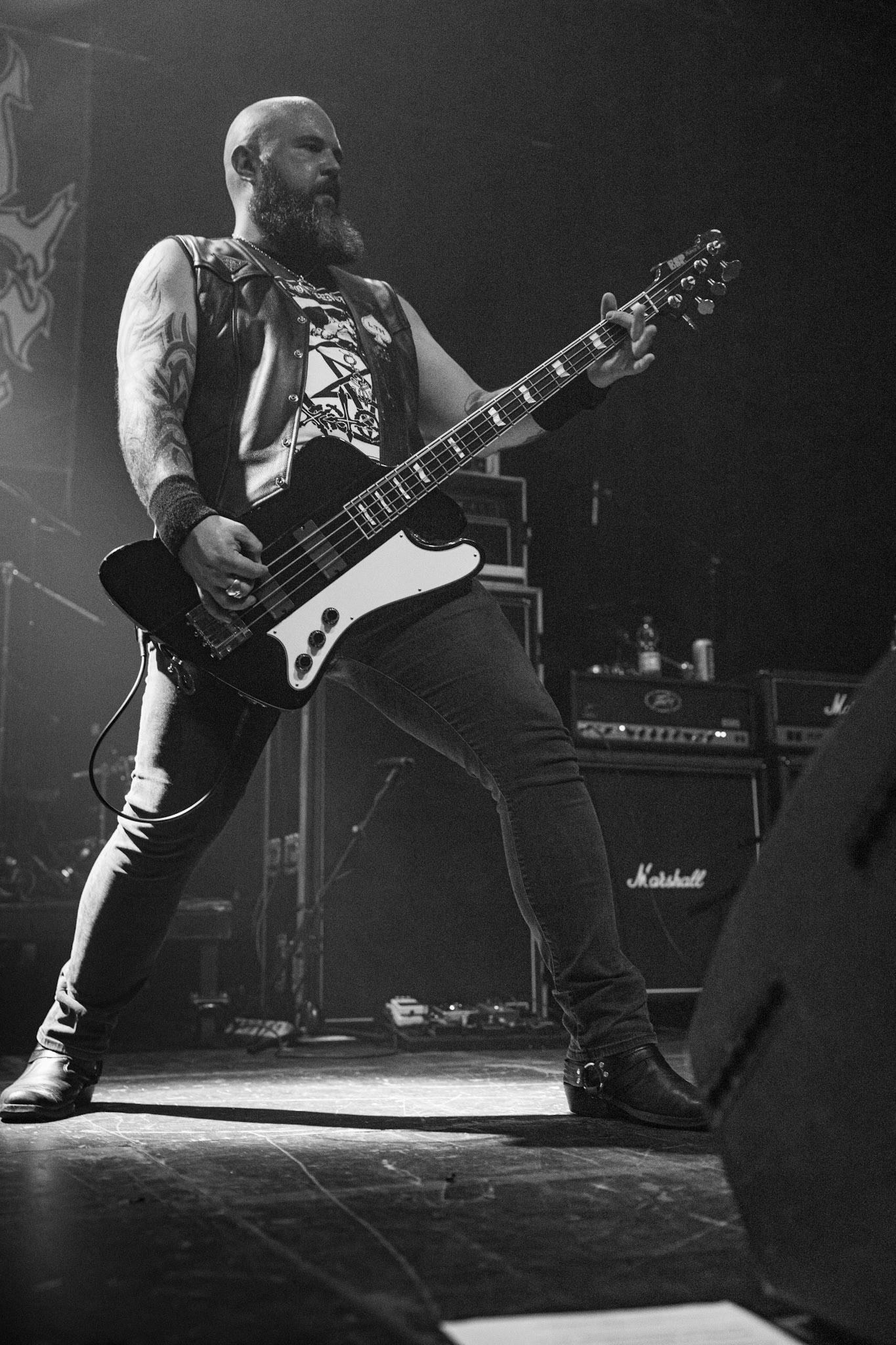 21.12.2019 Metalowa Wigilia 2019 w warszawskiej Progresji.
Koncert zespołu Infernal War, polski blackmetal.
Massive Music 
fot. Andrzej Wasilkiewicz/REPORTER