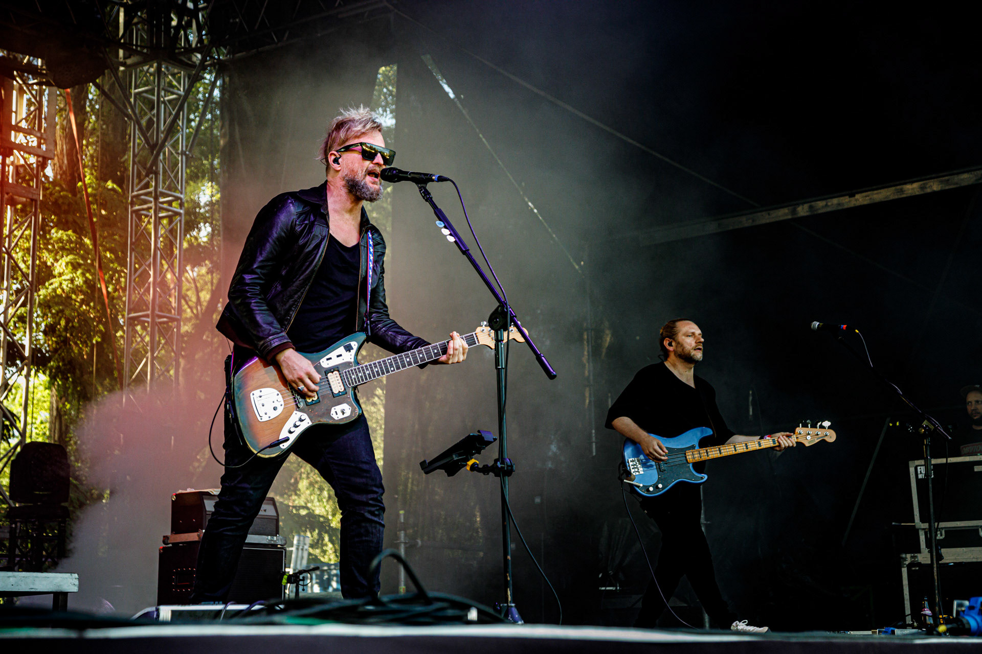 10.07.2022 Organek -  Antyfest Antyradia 2022 - Warszawa, letnia scena klubu Progresja. Tomasz Organek – gitara, wokal,Adam Staszewski – gitara basowa,Robert Markiewicz – perkusja,Tomasz Lewandowski – instrumenty klawiszowe,Rock alternatywny.fot. Andrzej Wasilkiewicz/Reporter