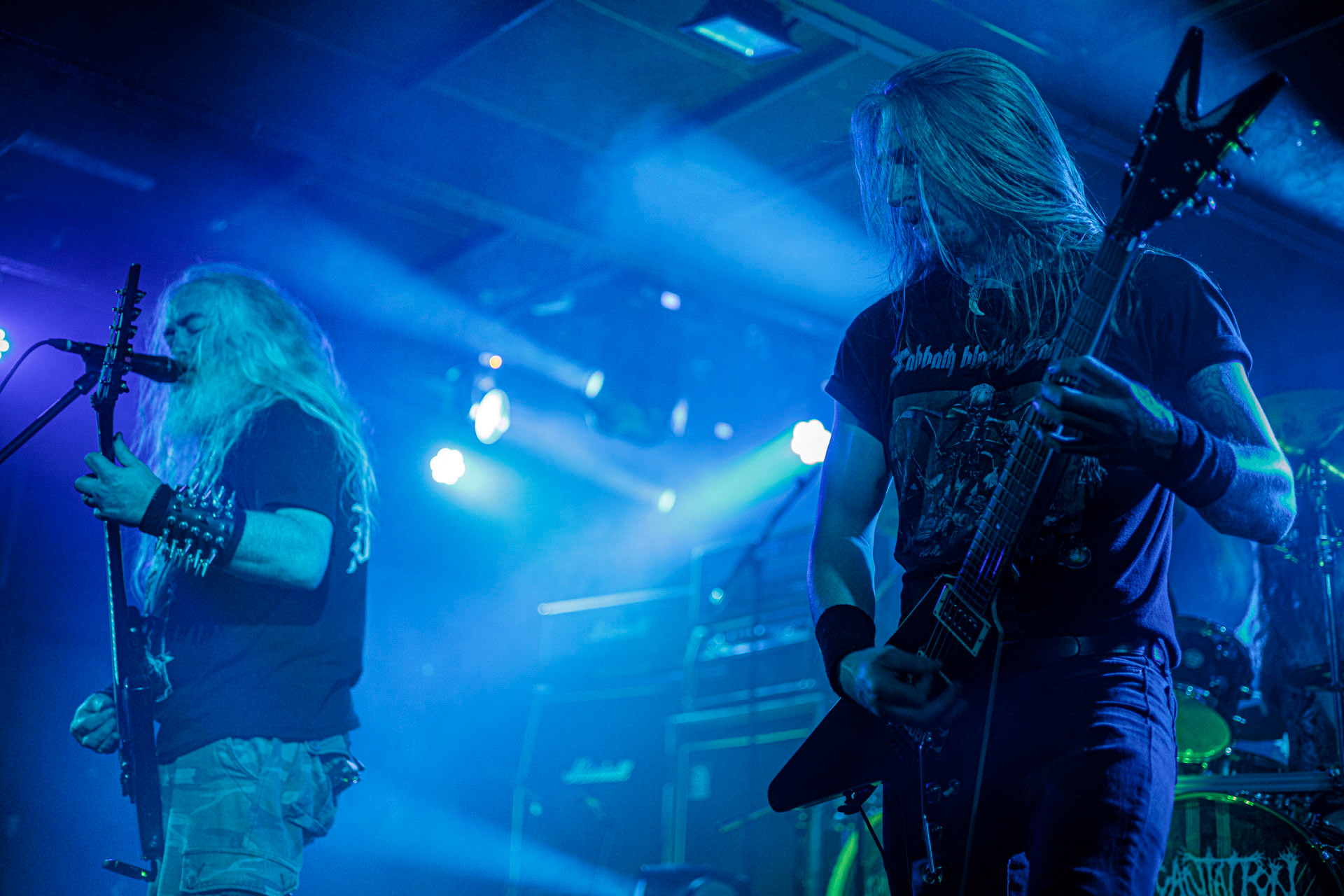 21.10.2022 - 𝗜𝗡𝗖𝗔𝗡𝗧𝗔𝗧𝗜𝗢𝗡 - amerykanski death metal w warszawskiej Proximie.Morderczy death metal na maksymalnie niskim stroju, halasie i chaosie nigdy nie stracil na sile - niezaleznie czy mowimy o swietnej nowej plcie, czy o kultowych strzalach rzedu "Onward to Golgotha". Sklad dowodzony przez Johna McEntee nigdy nie pudluje - na zywo rowniez.John McEntee - gitara, wokal, Kyle Severn - perkusja Alex Bouks - gitara,Chuck Sherwood - gitara basowa,Death metal, Black metal, Metal, Death-doom, Produkcja Knock Out Productions,fot. Andrzej Wasilkiewicz/Reporter