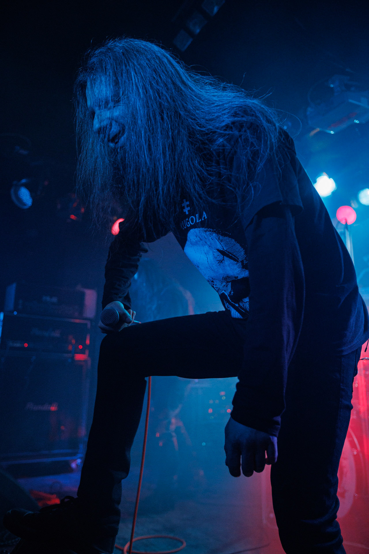 18.03.2022 Thy Disease - INFERNALIS RESURGENTIS - Warszawski koncert zespolu Thy Disease.Black metal, death metal, polski metal.n/z Martin – vocals,fot. Andrzej Wasilkiewicz/Reporter