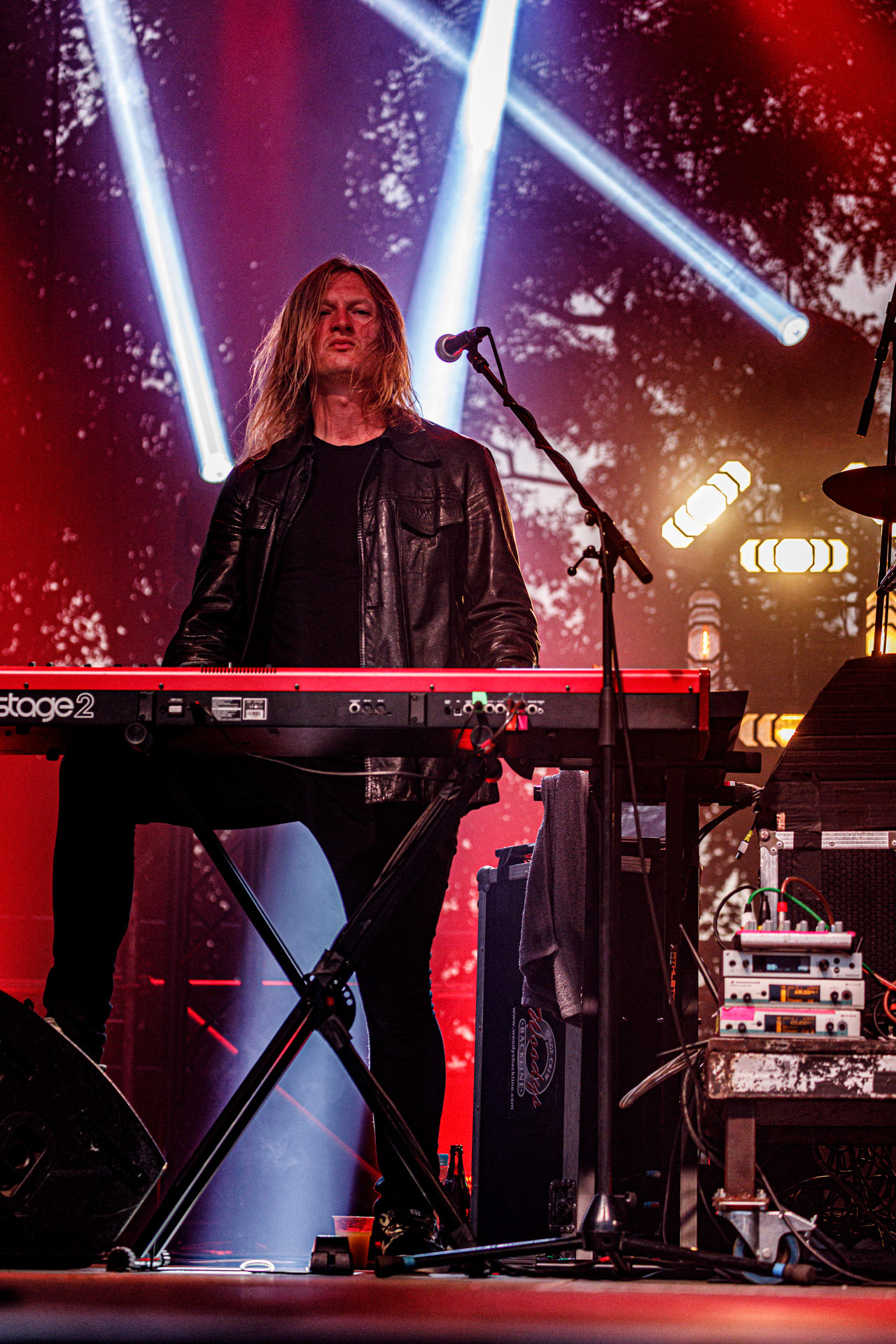 22.07.2022 Paradise Lost - warszawski koncert na letniej scenie klubu Progresja.Knock Out Production, Nuclear Blast, n/z Nick Holmes – wokal,n/z Gregor Mackintosh – gitara prowadząca,n/z Aaron Aedy – gitara rytmiczna,n/z Steve Edmondson – gitara basowa,n/z Waltteri Vayrynen – perkusja,Produkcja Knock Out Productions,Fot. Andrzej Wasilkiewicz/Reporter