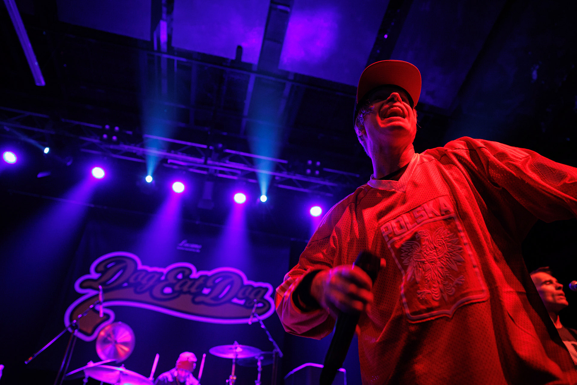 30.11.2021 koncert Dog Eat Dog - USA - hardcore, punkrock, rap, metal, hip hop, reggae, soul, funk,n/z John Connor (vocals), koncert Warszawa, Progresja 25 lat albumu Play Games -  Dog Eat Dog.fot. Andrzej Wasilkiewicz/Reporter